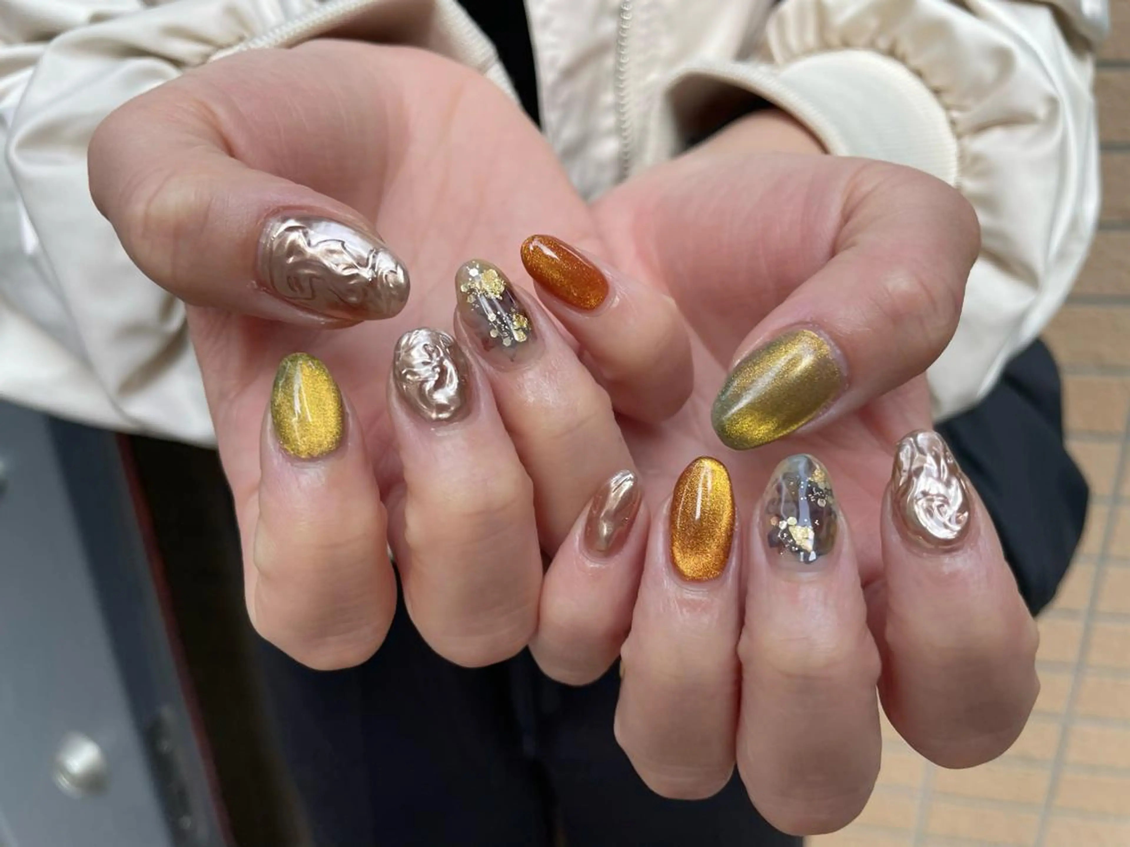 ネイル 持ち込み ニュアンスネイル ハンドネイル ROCCO nailのネイルデザイン