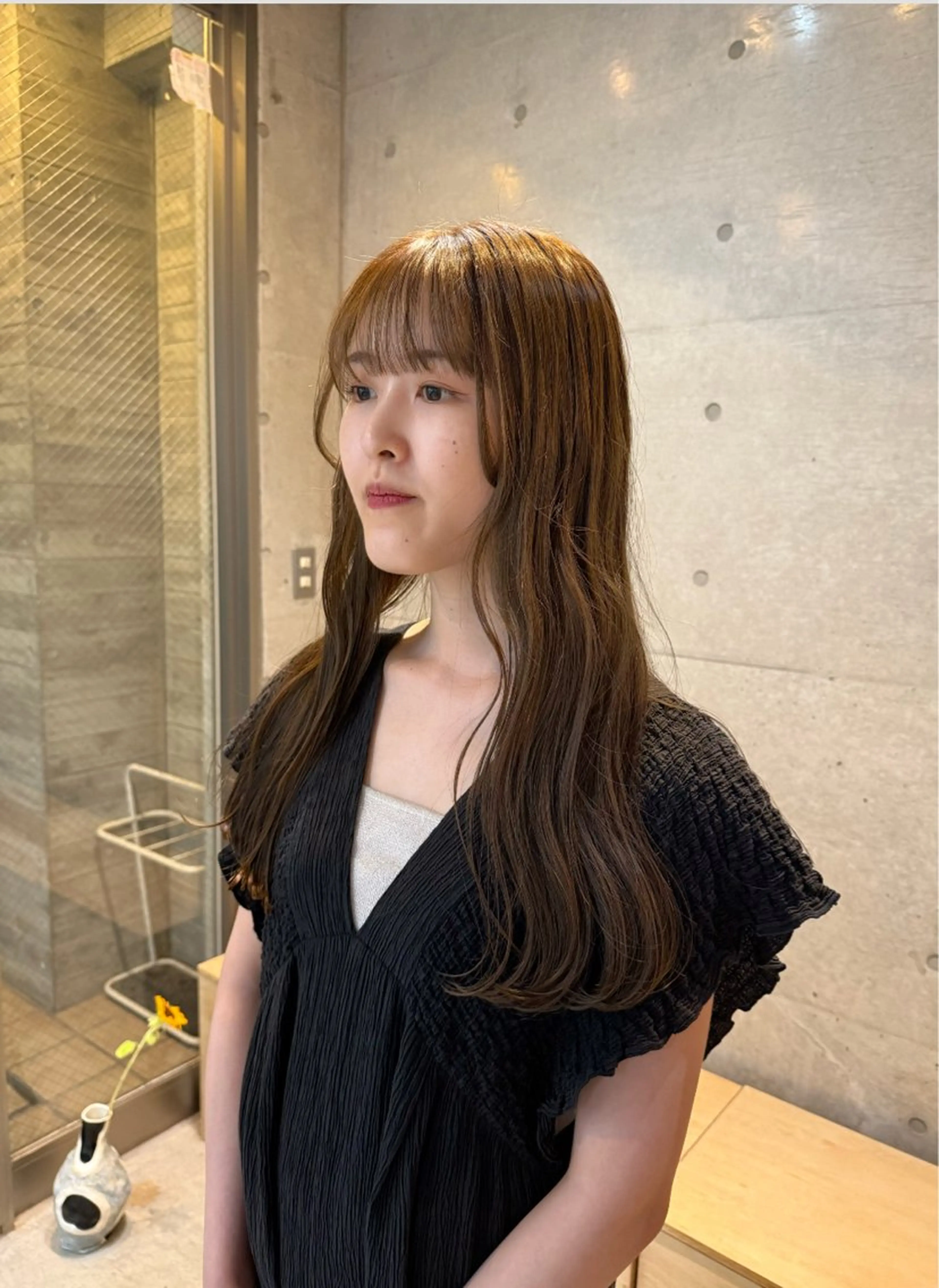 ロング カット ヘアカラー トリートメント デジタルパーマ /神野楓のヘアスタイル