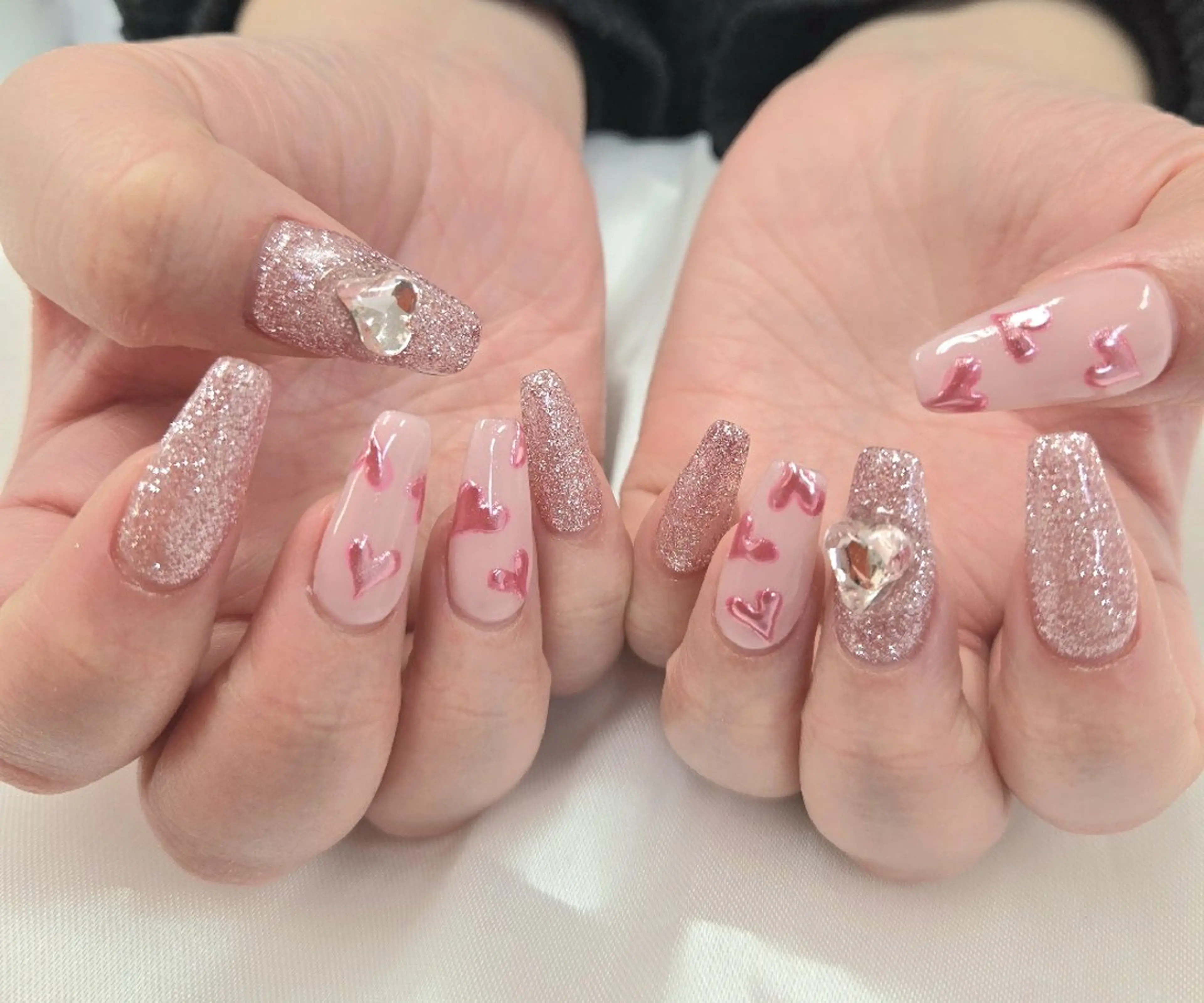 ネイル アートネイル オーロラネイル チークネイル ジェルネイル グラデーション ハンドネイル 河野ちえ (雑誌掲載サロン)のネイルデザイン