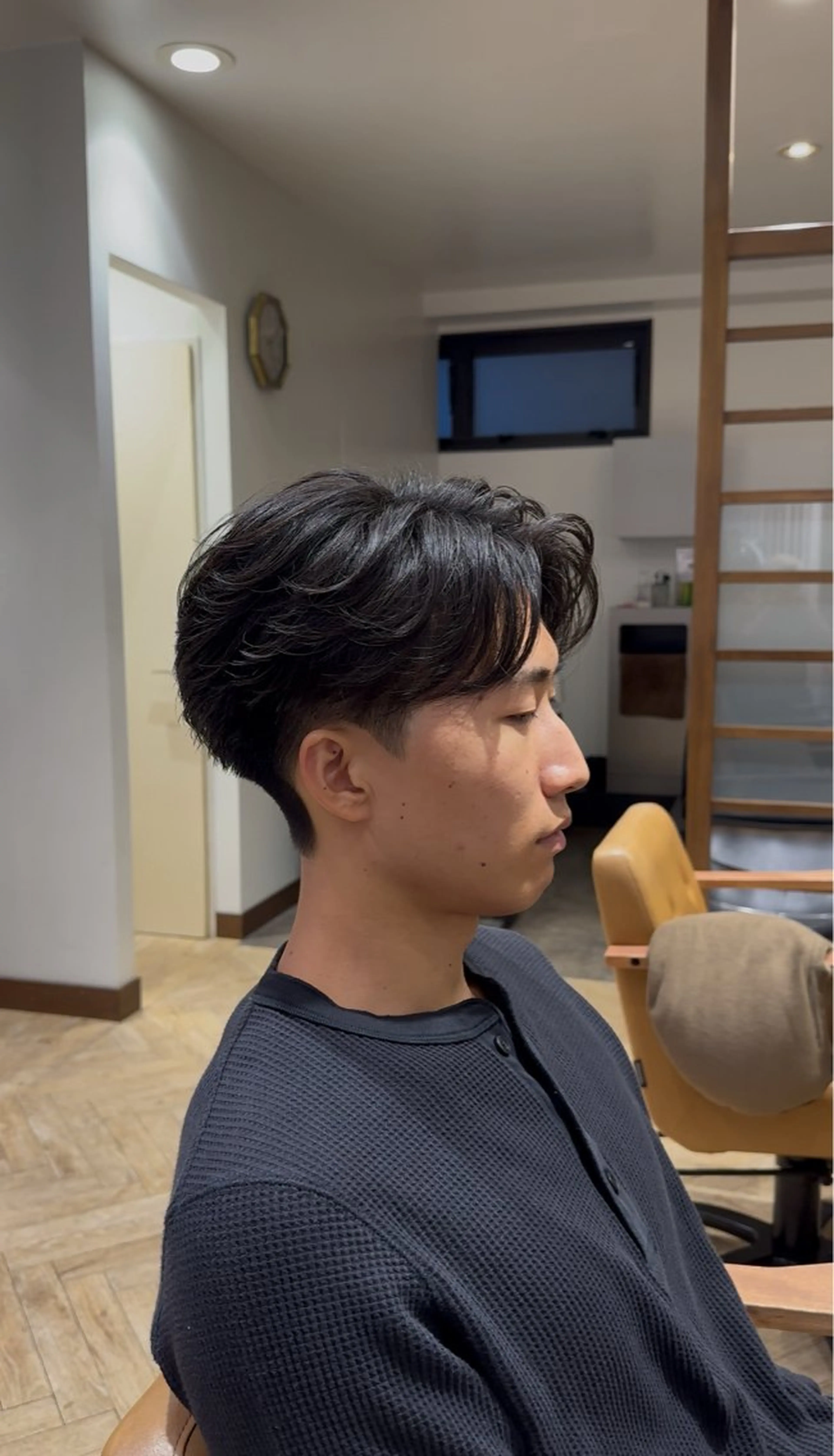 ショート メンズ カット パーマ メンズ特化/フェザー パーマ  和哉のヘアスタイル