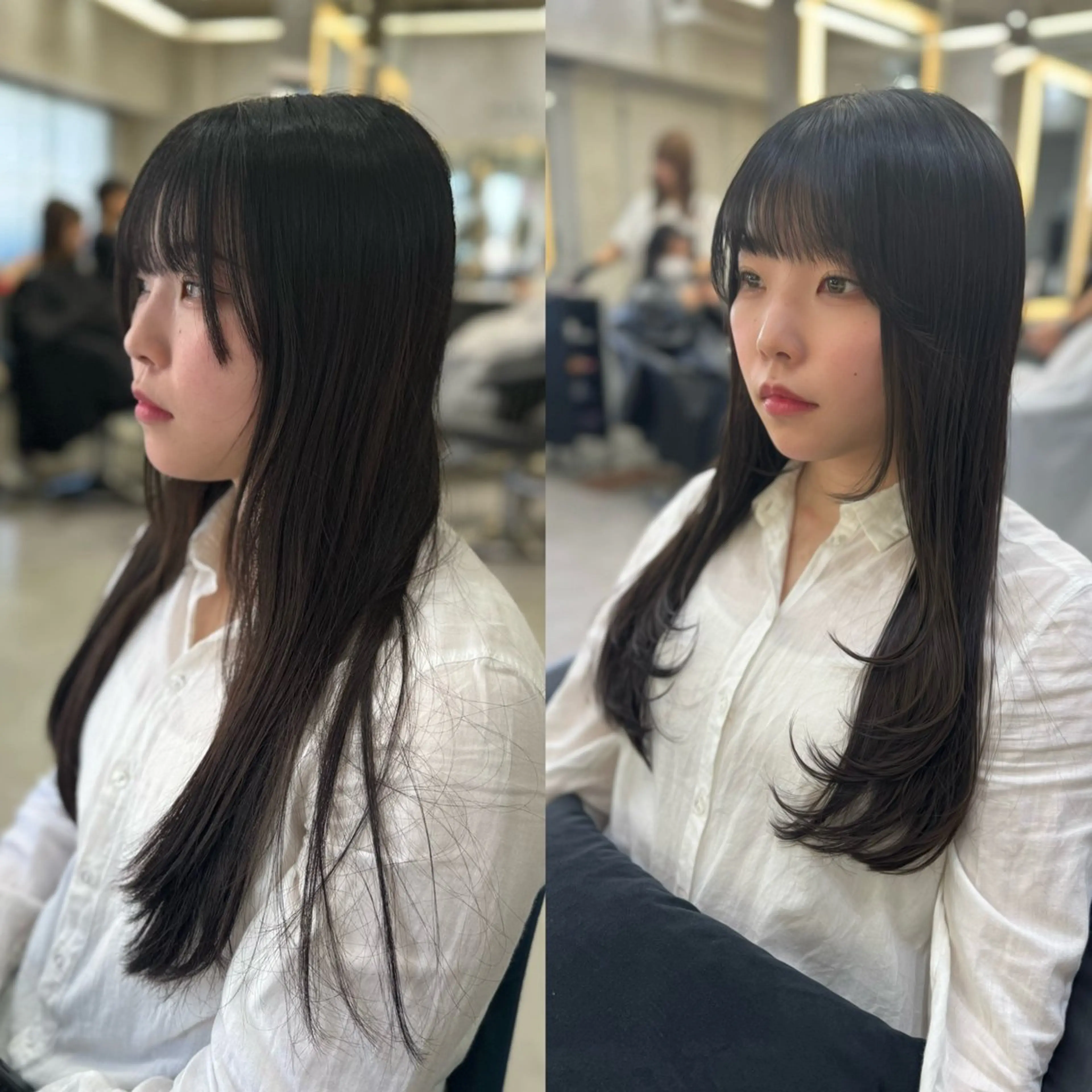 ロング 池袋/韓国/レイヤー 髪質改善/村上けいとのヘアスタイル