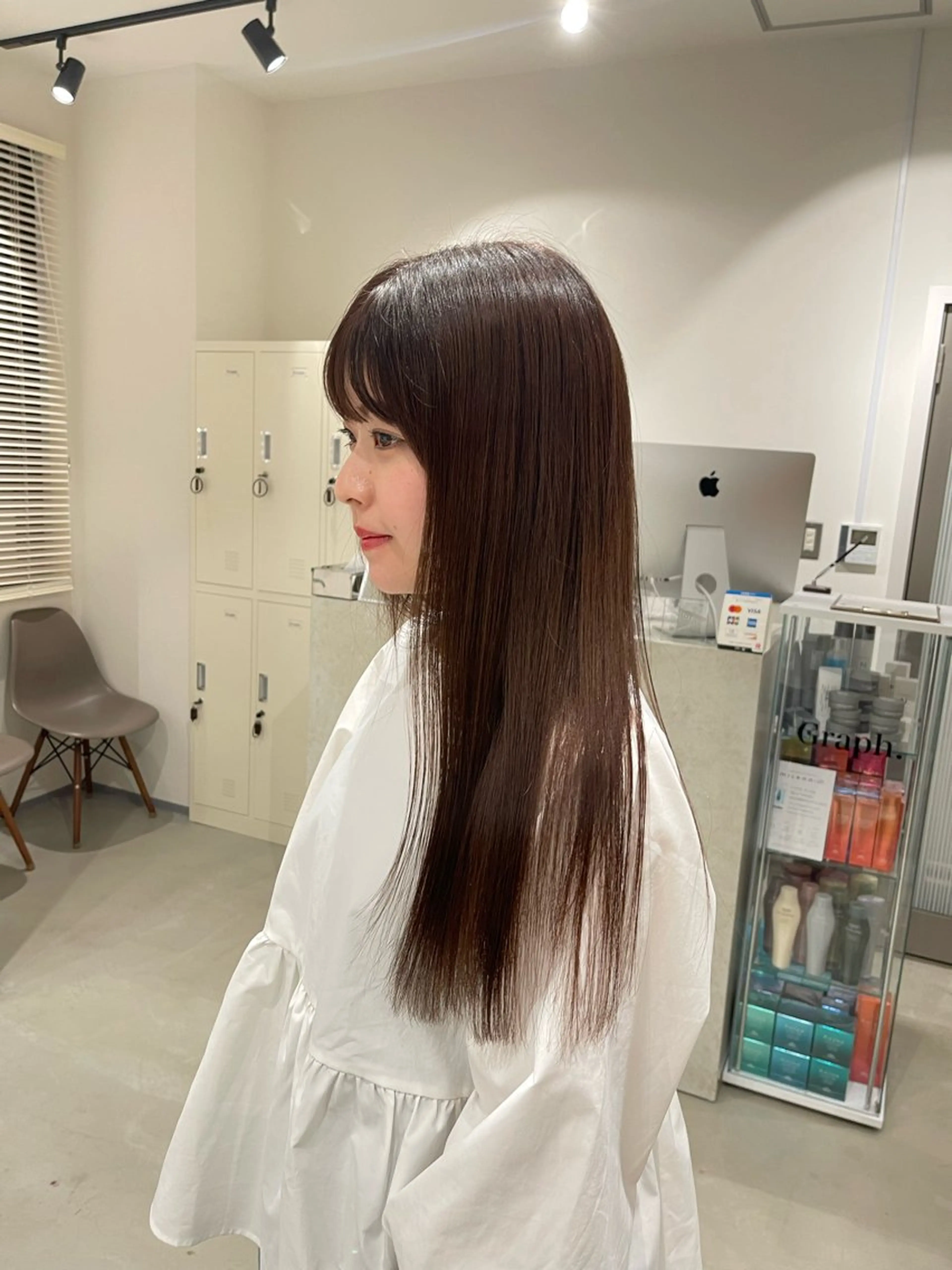 カラー ベージュカラー ココアベージュ 無料カットモデル /河内温太のヘアスタイル