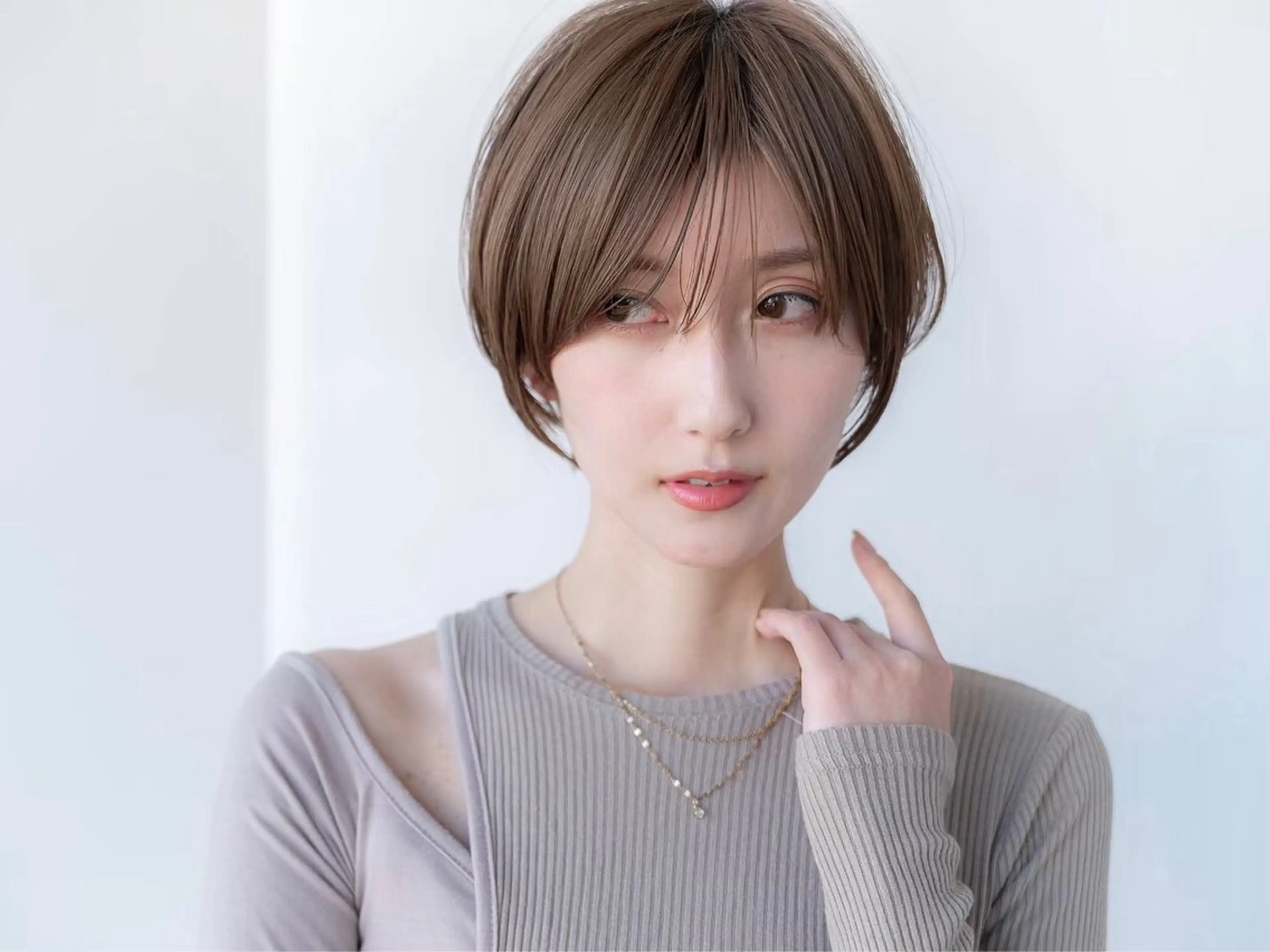ショート カット ヘアカラー 縮毛矯正 トリートメント 渋谷ボブ/ショート 特化田中航平のヘアスタイル