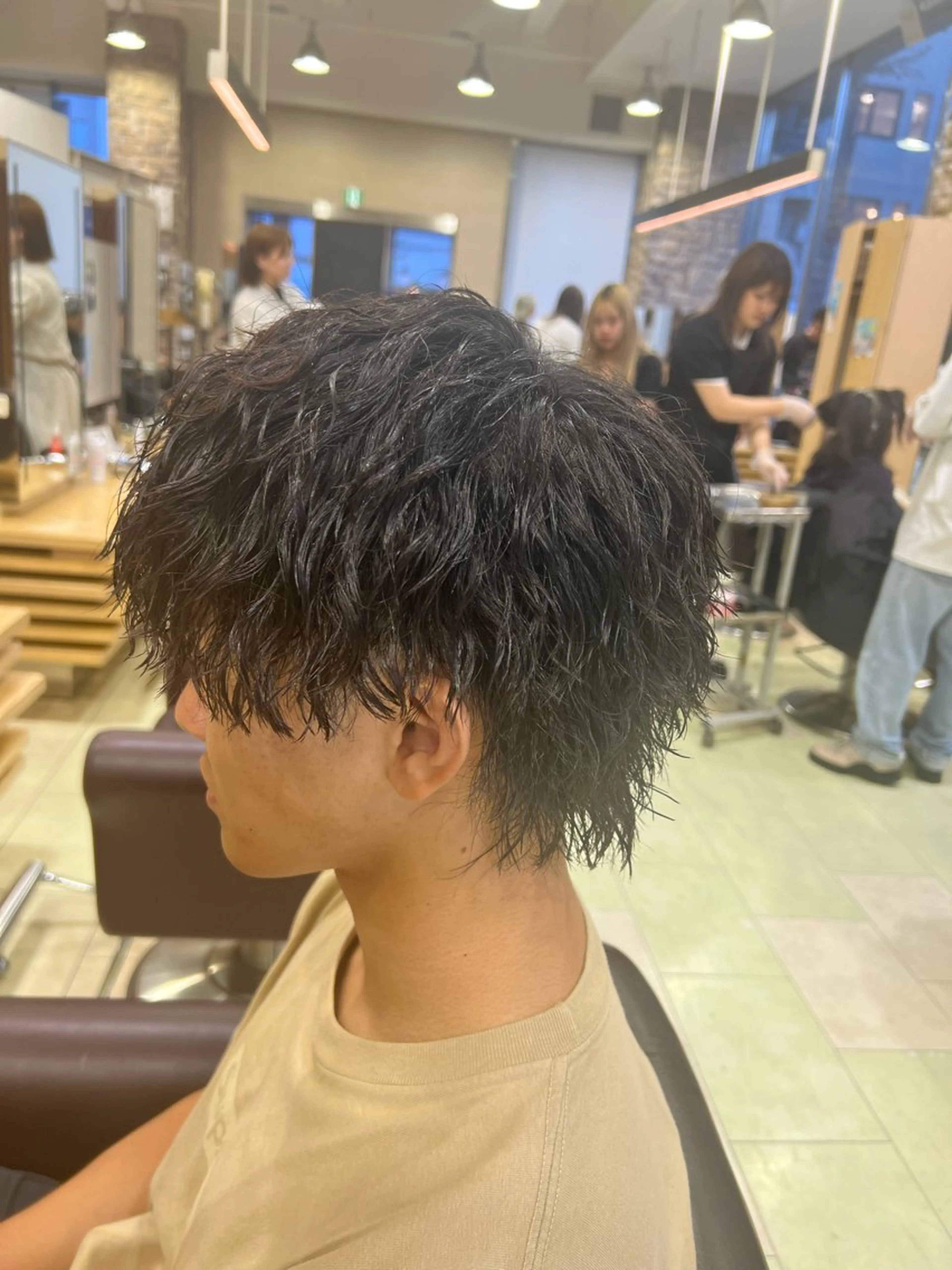 パーマ メンズ メンズパーマ 韓国ヘアダウンパーマ シャドウパーマ/航太のヘアスタイル