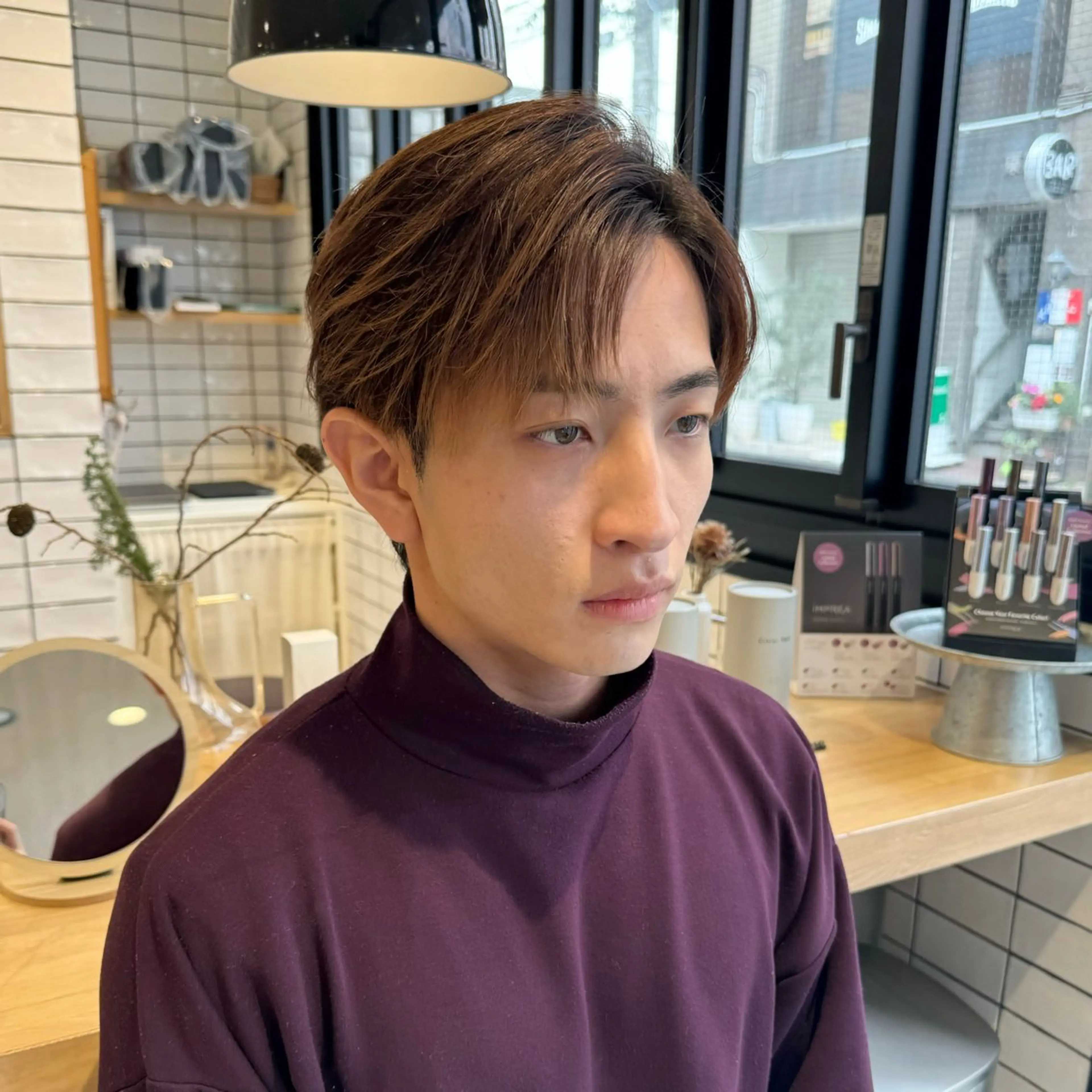 メンズ カット 艶カラー/暖色カラー /透明感/ryutoのヘアスタイル