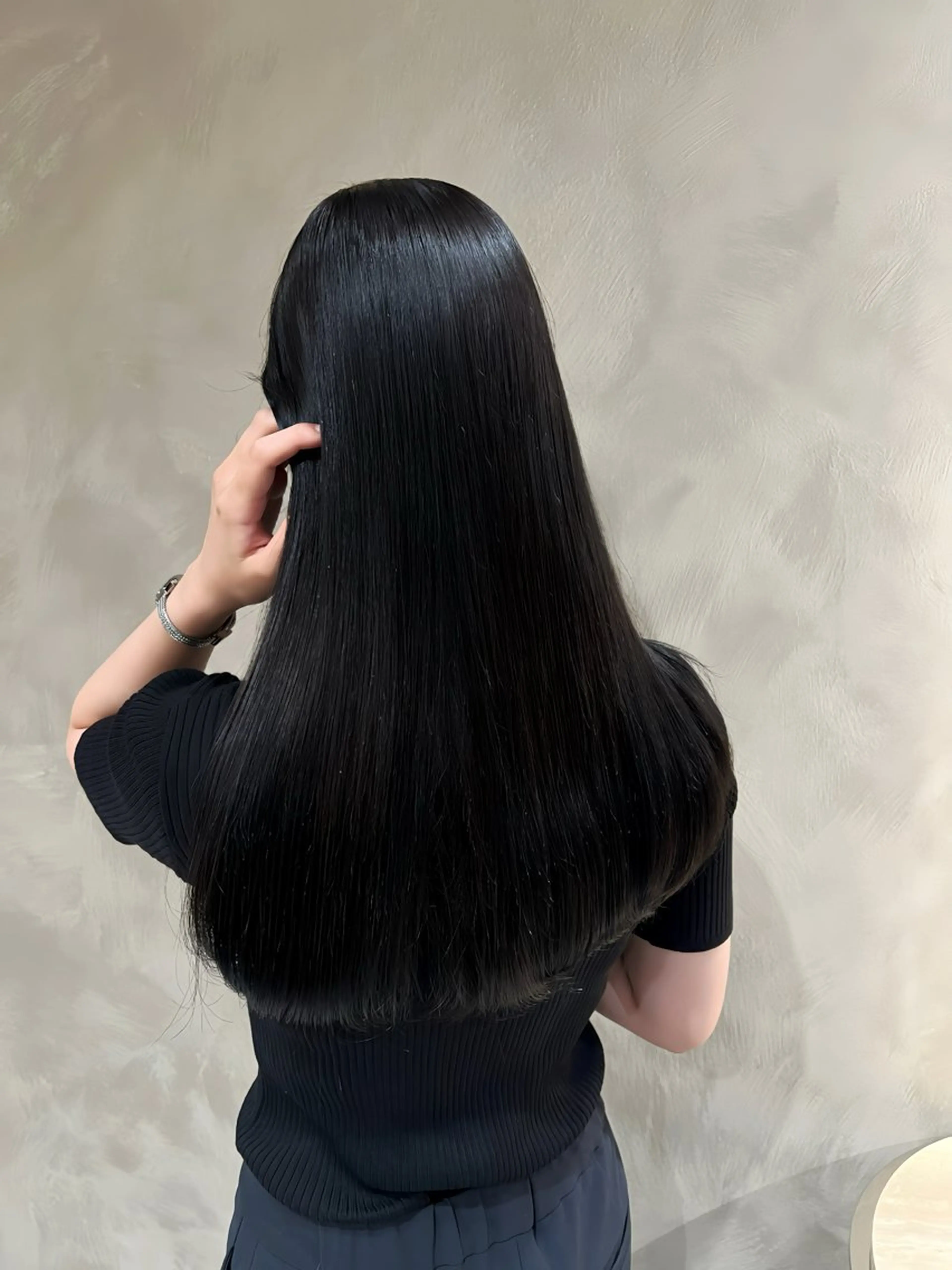 ロング ヘアカラー トリートメント 三浦 秀太郎のヘアスタイル