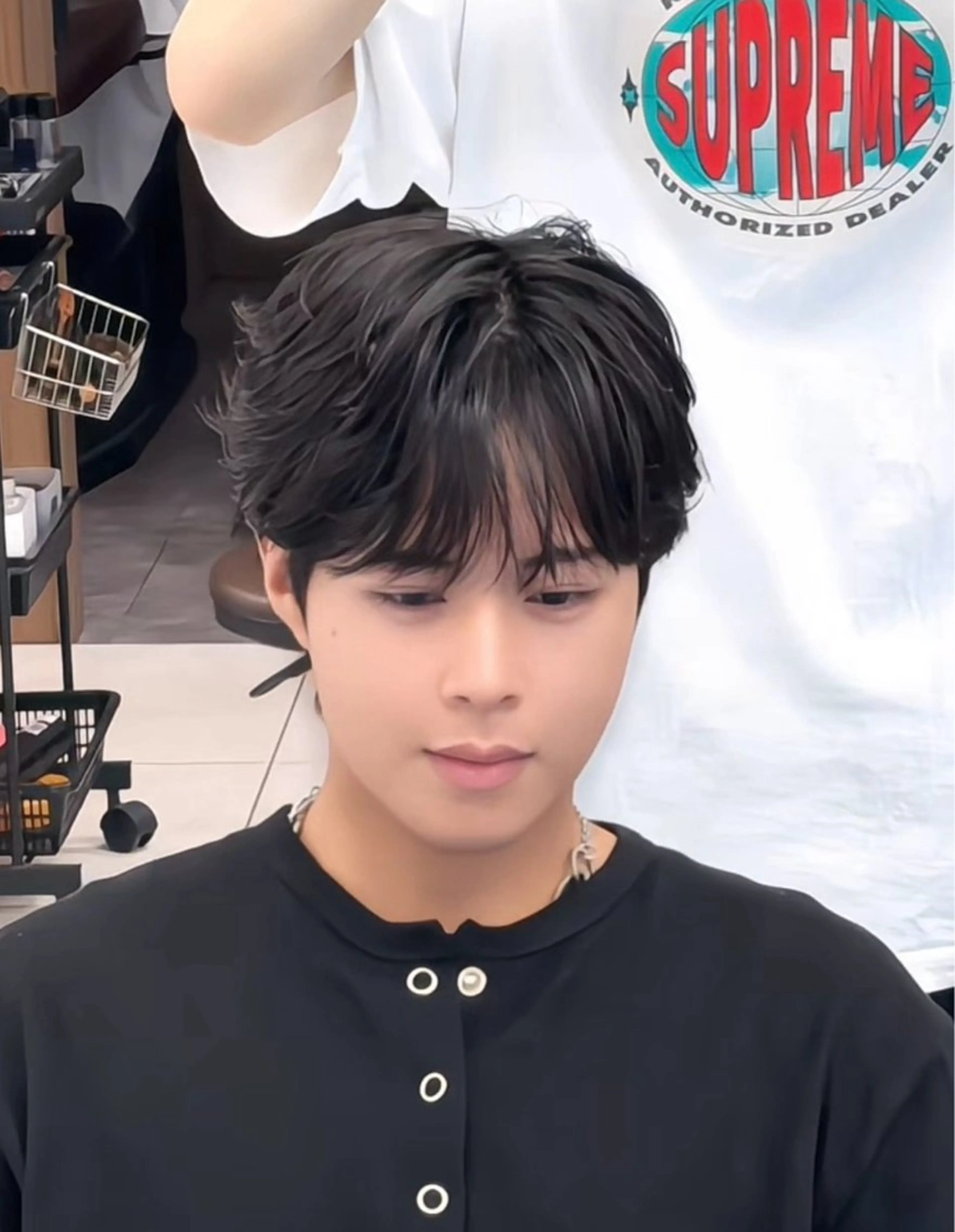 ミディアム パーマ メンズ カット パーマ ♠️メンズ特化／ 社 由樹♠️のヘアスタイル