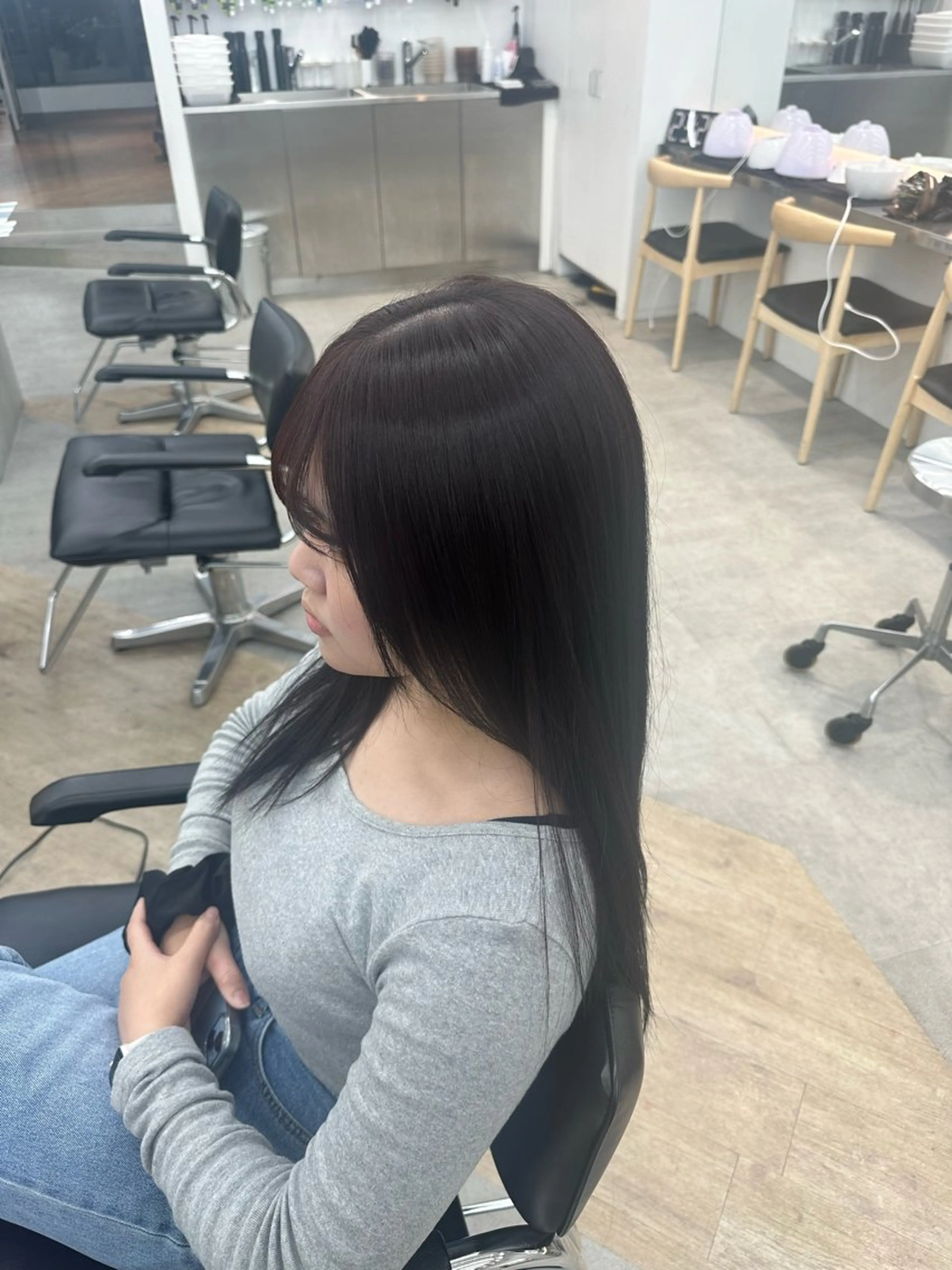ロング ヘアカラー トリートメント fifth 栄　メンズサロン所属・🌀メンズパーマ職人 🌀北村涼のヘアスタイル