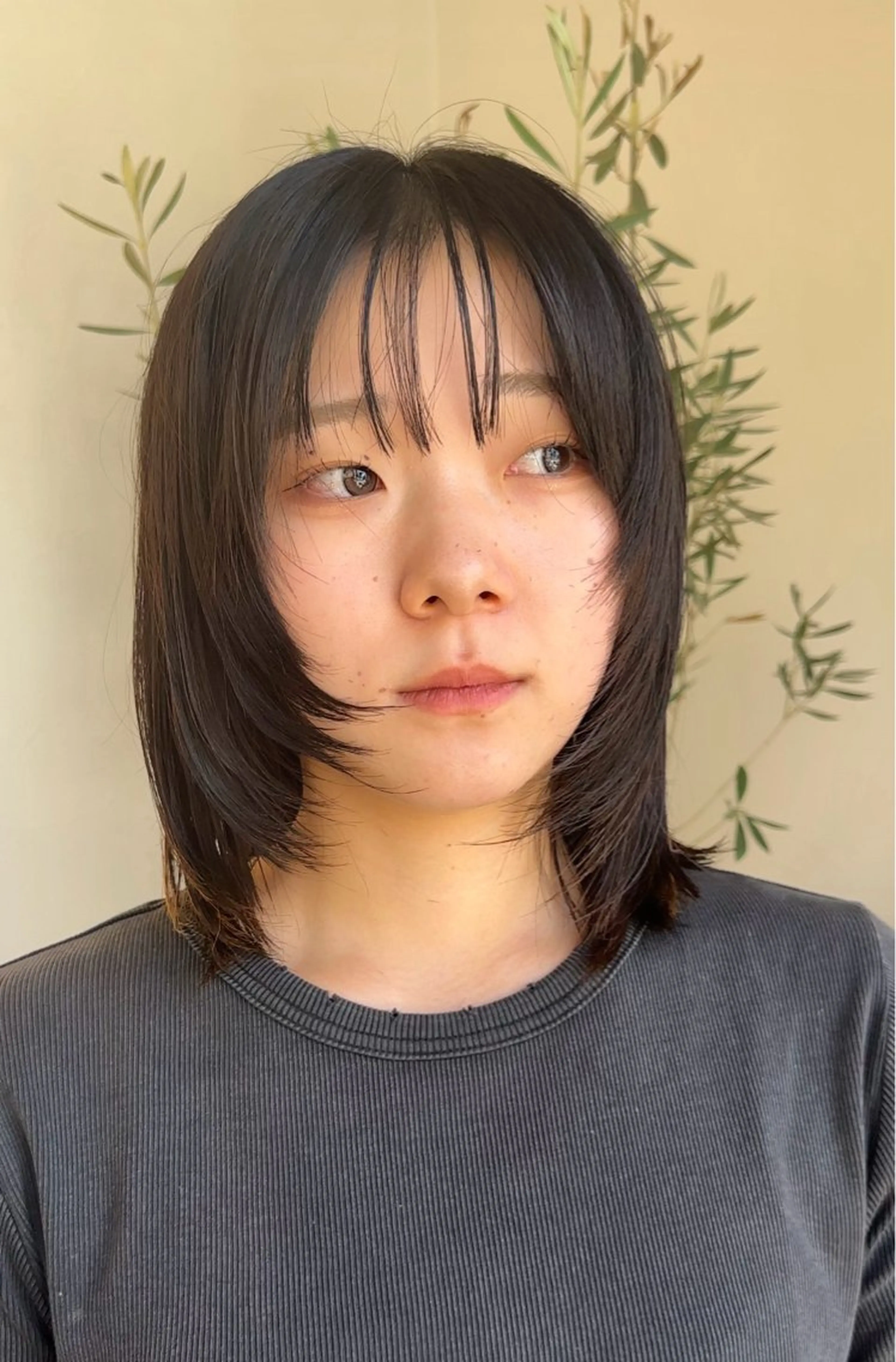 セミロング セミロングパーマ 髪質改善 レイヤーカット 縮毛矯正 トリートメント カット 縮毛矯正 トリートメント 髪質改善/レイヤー/ 艶髪🎀ayaneのヘアスタイル