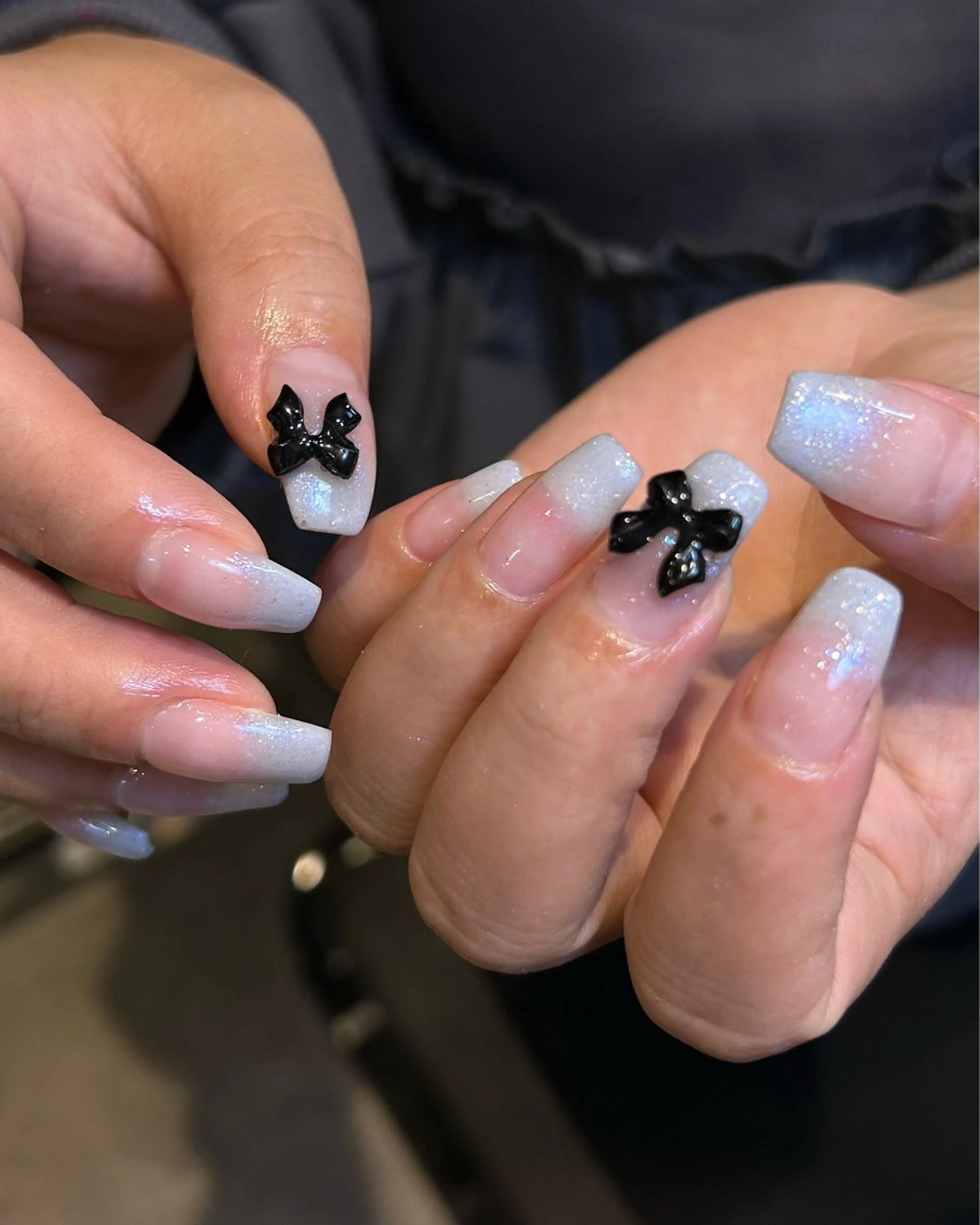 ネイル リボン Zen Neo 🪸YUKINE🪸のネイルデザイン