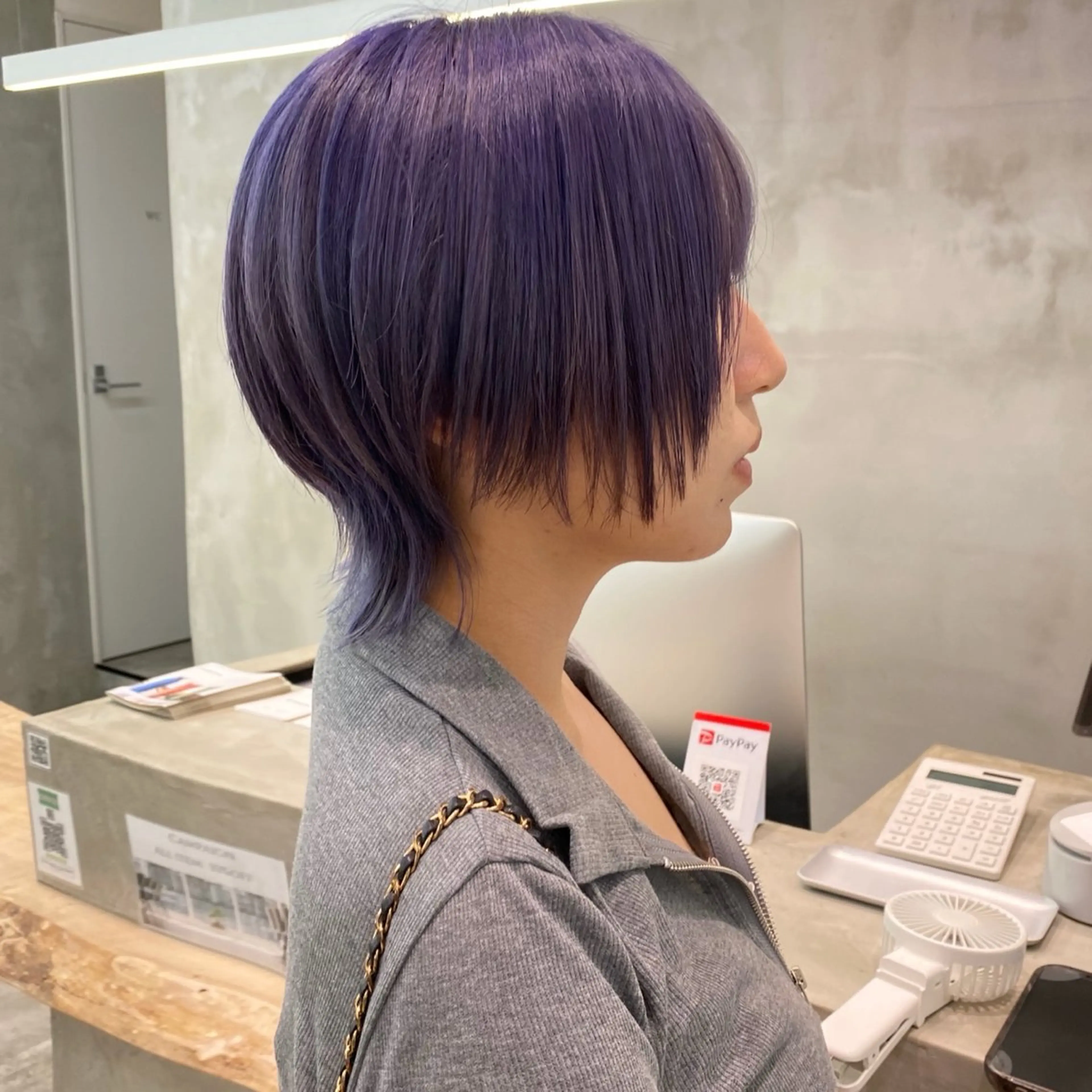 ショート ウルフカット カット ヘアカラー ウルフカット /ブリーチayamiのヘアスタイル