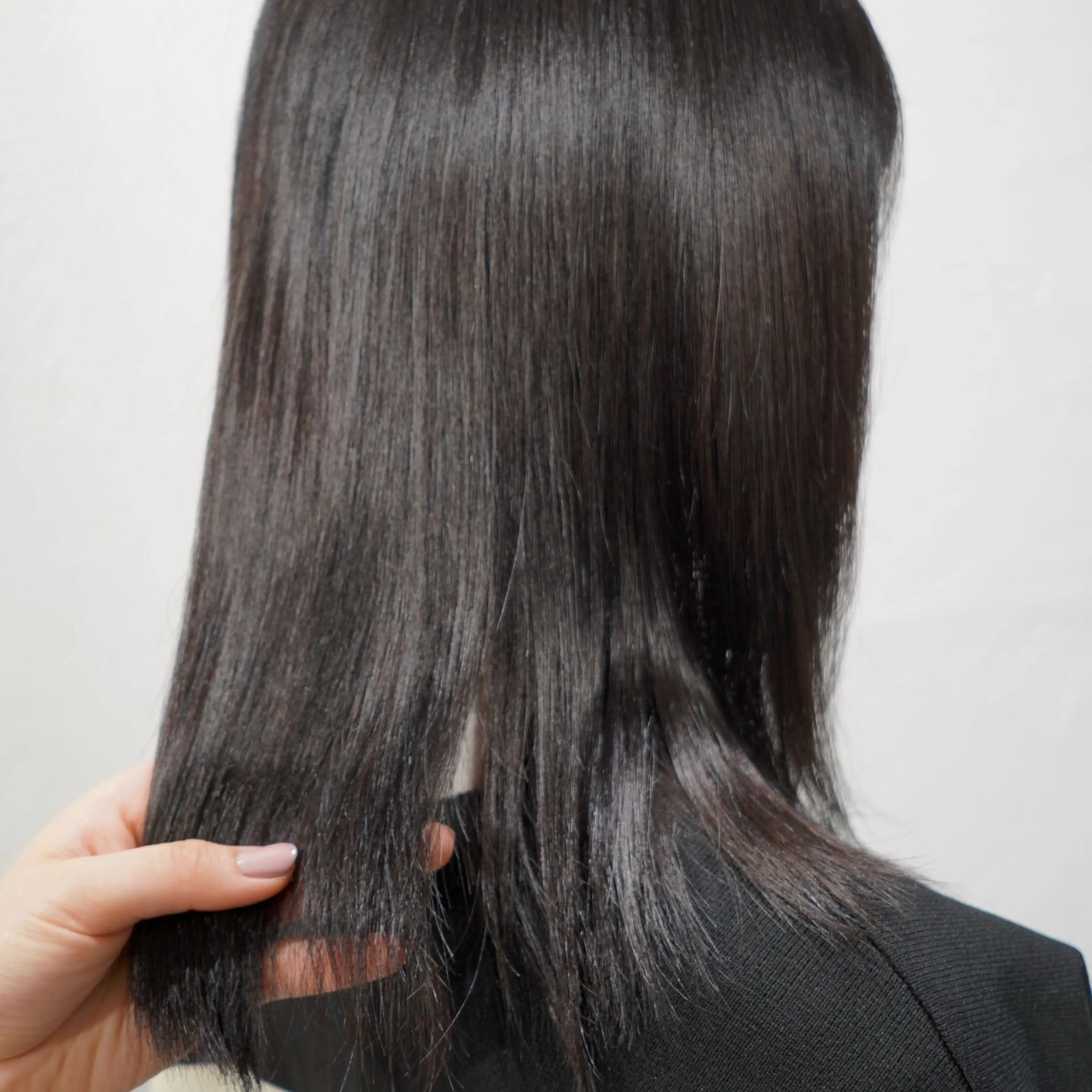 ミディアム カラー 透明感カラー 飯田 優花/カットモデルのヘアスタイル