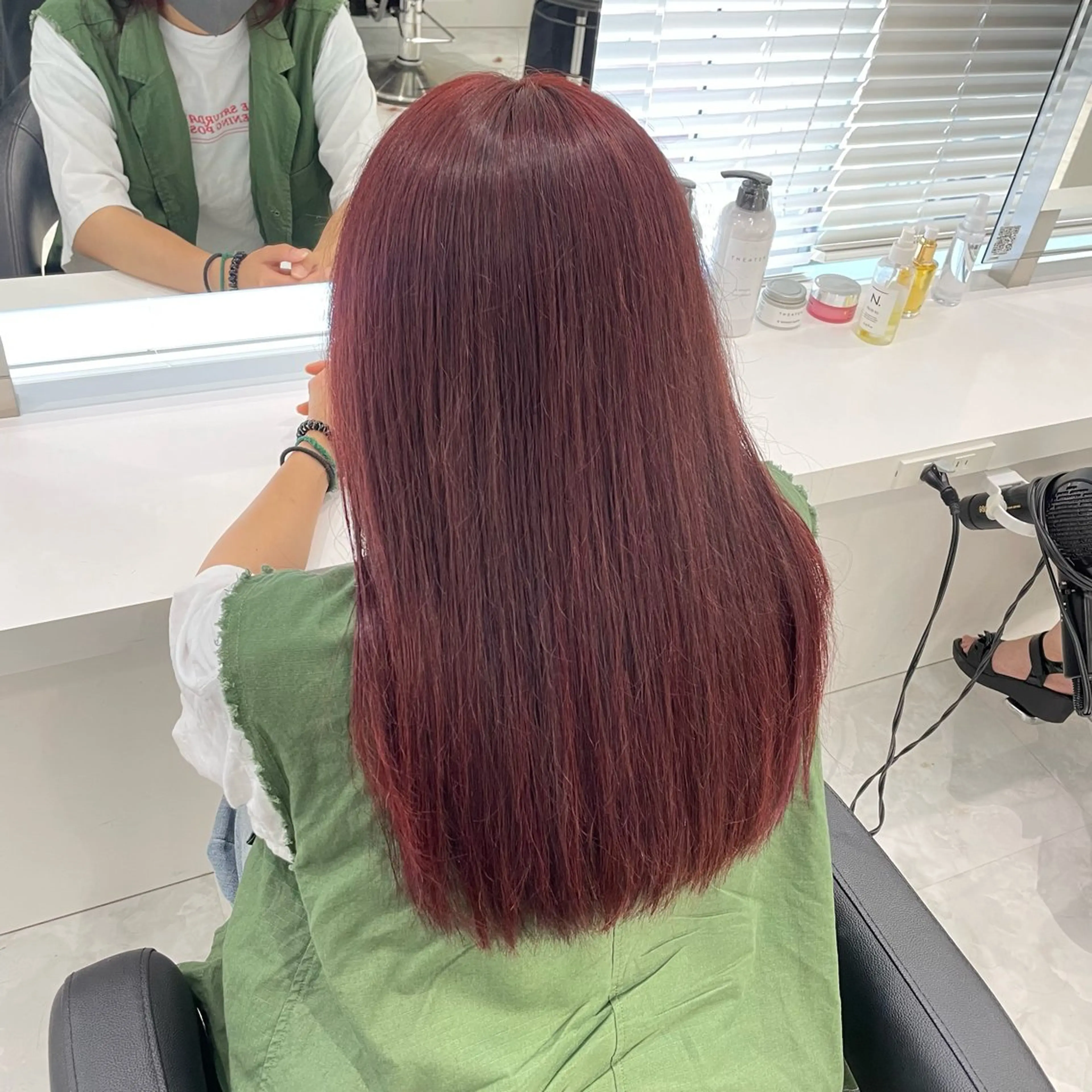 ミディアム 大人っぽ上品🤍韓国 レイヤー🤍ふうがのヘアスタイル
