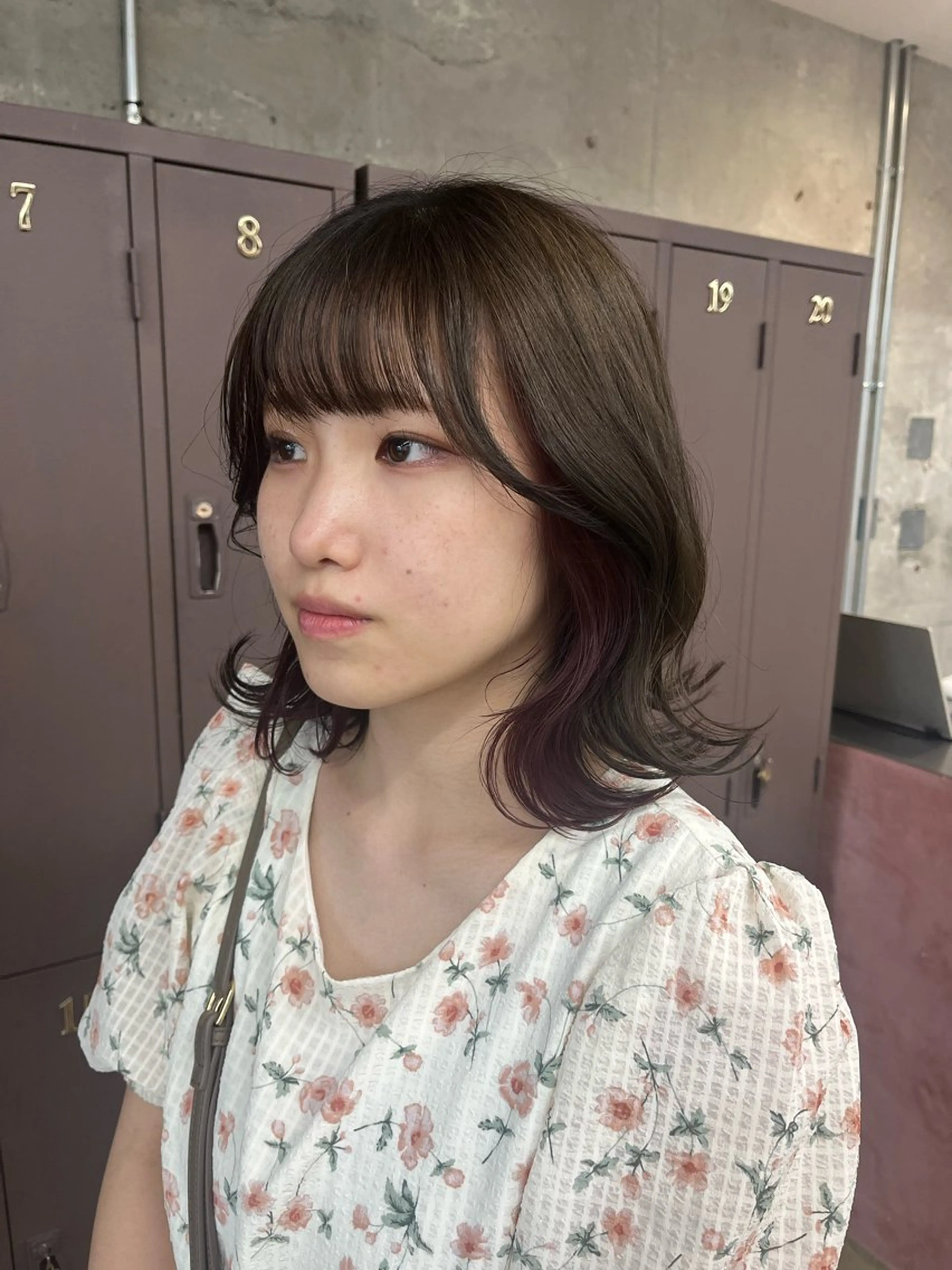 ミディアム パーマ/オリーブ/ 酸性ストレート/ゆなのヘアスタイル