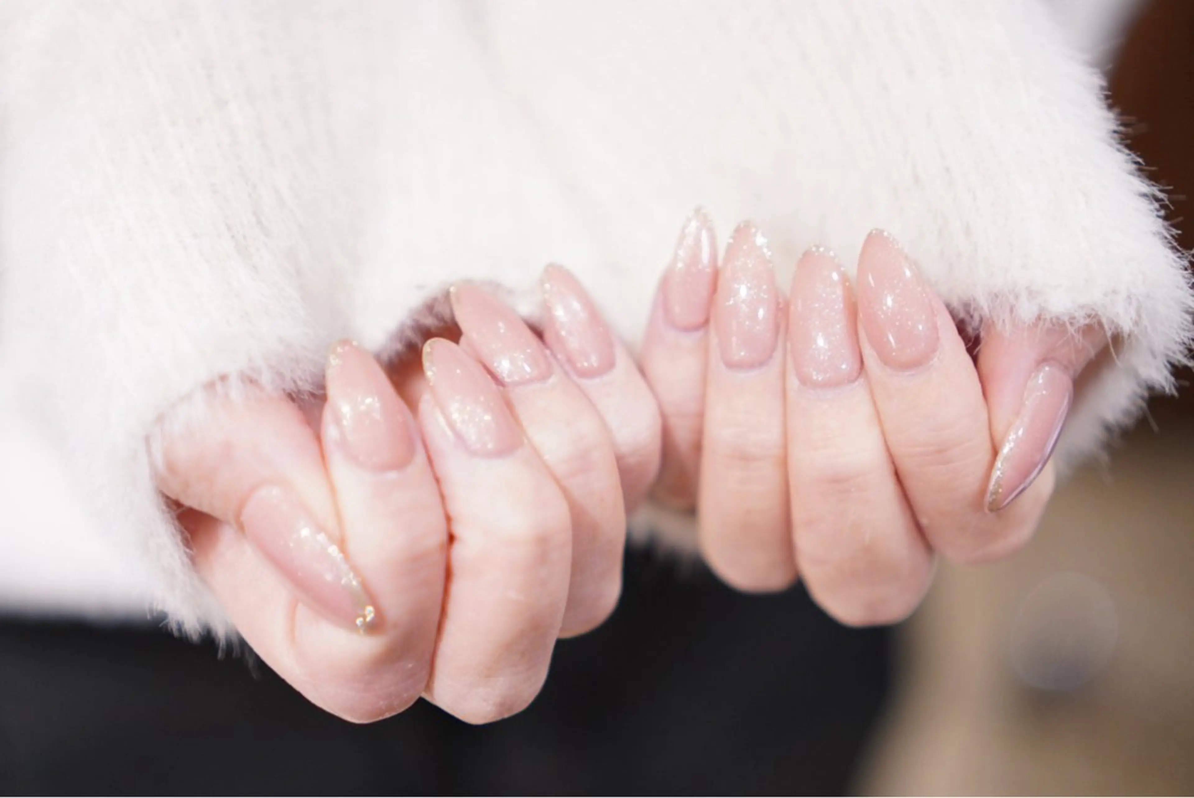 ネイル ラメ(グリッター) ワンカラーネイル ハンドネイル mochi.所属・mochi. nail🌿のネイルデザイン