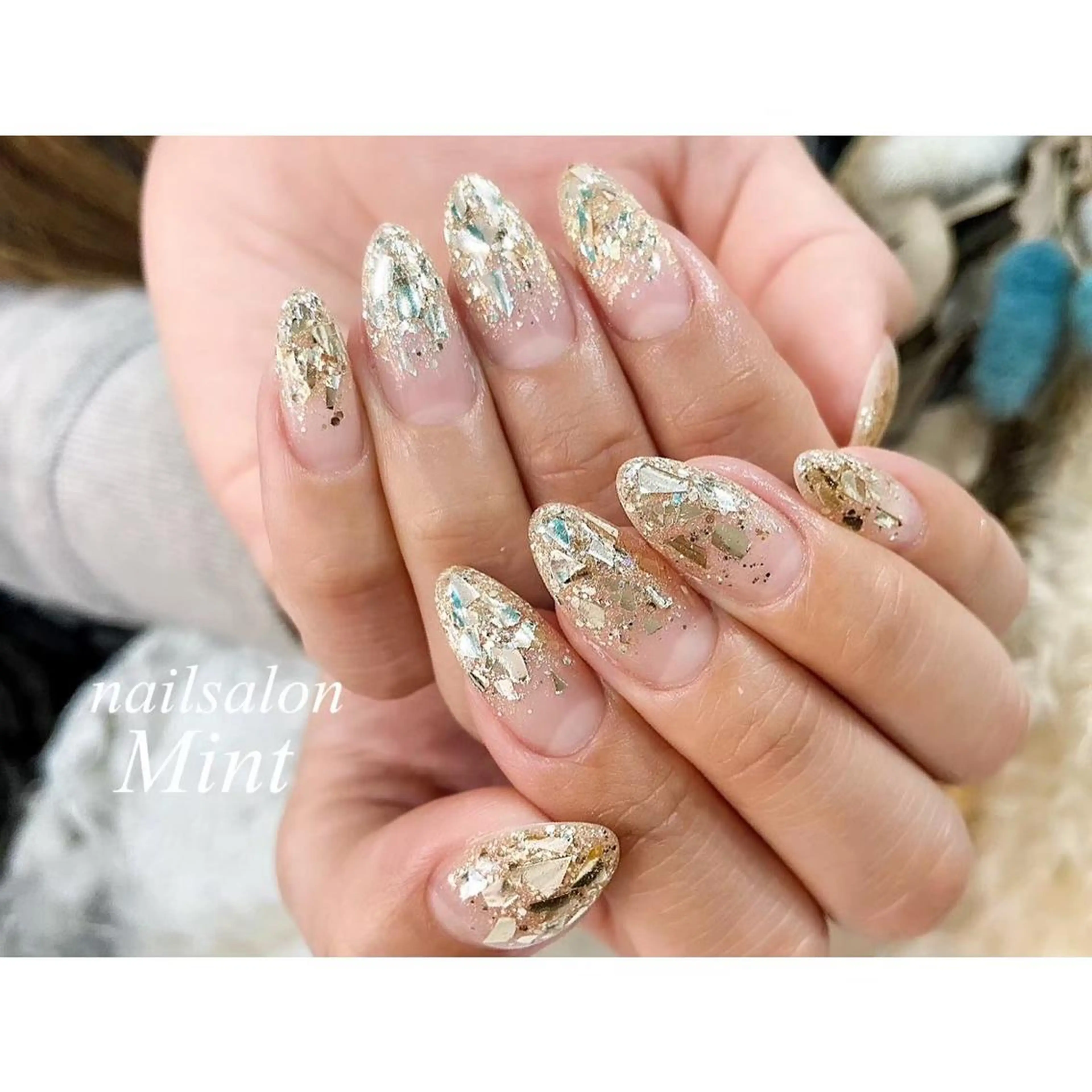 ネイル キラキラネイル ハンドネイル nailsalon mintのネイルデザイン