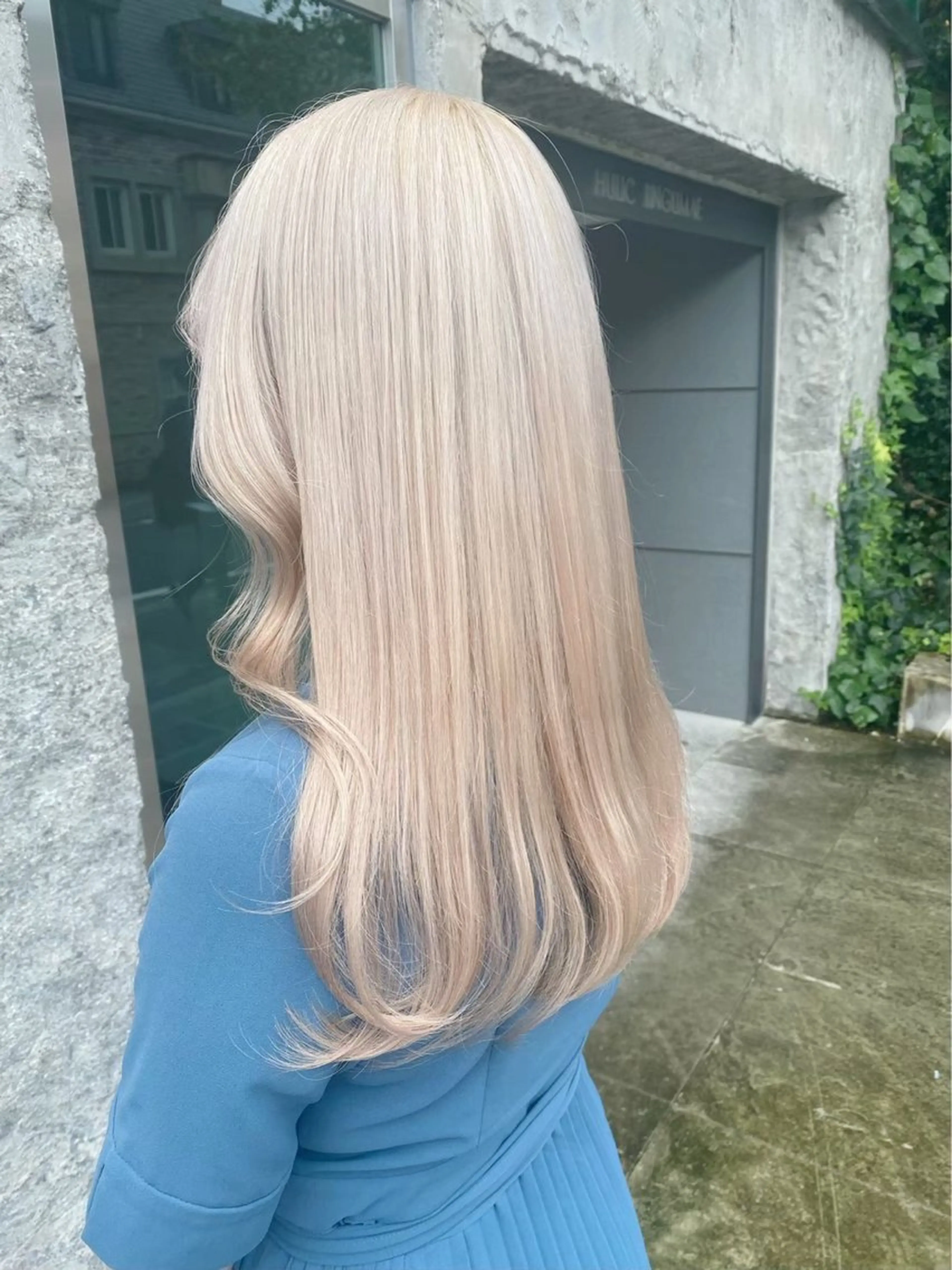 セミロング カラー ヘアアレンジ カット ヘアカラー 💕誰より可愛い💕 ピンク🎀YUUKAのヘアスタイル