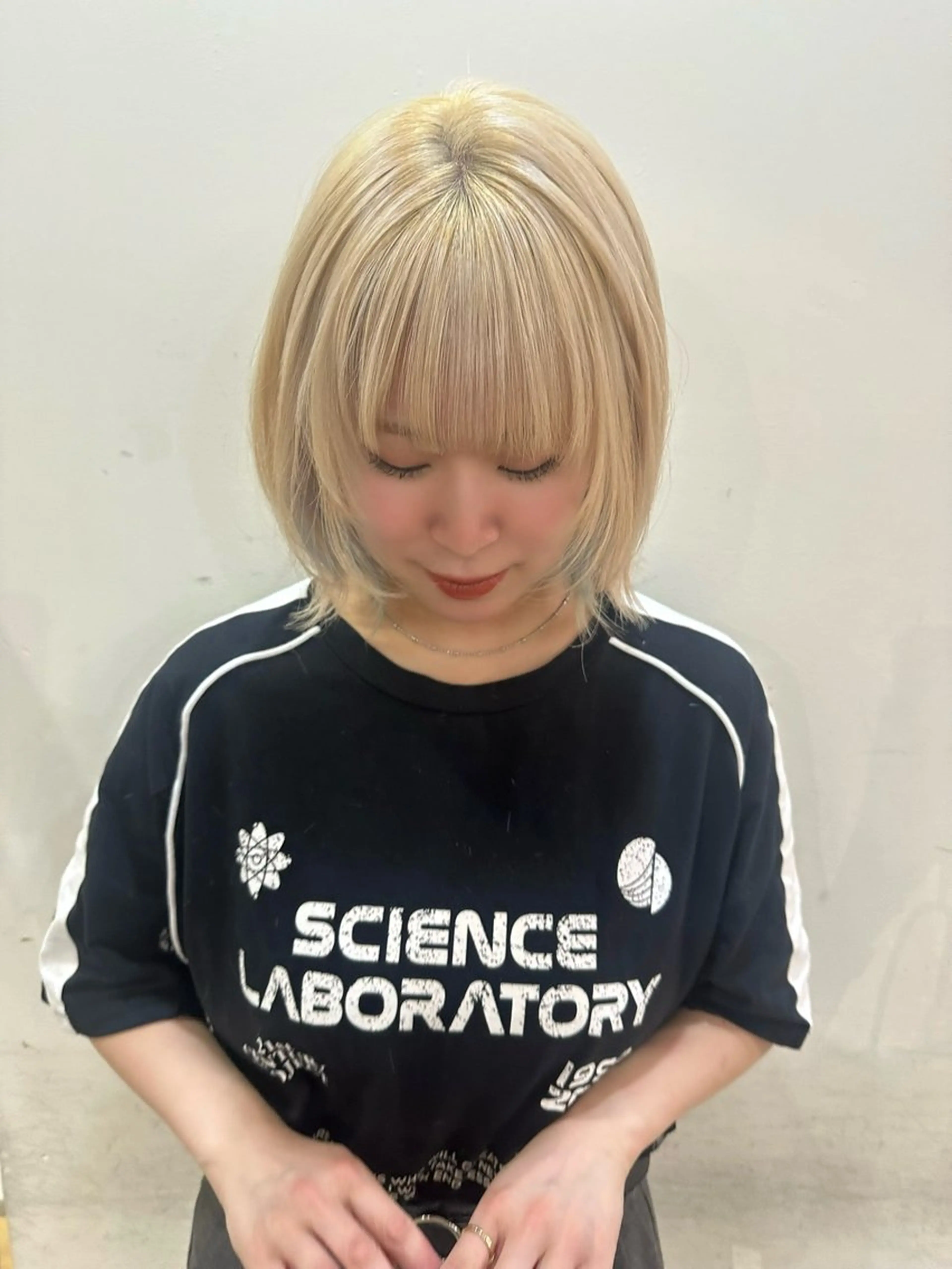 ミディアム カラー 🪐レイヤー/美髪 カラー/加野彩果🪐のヘアスタイル