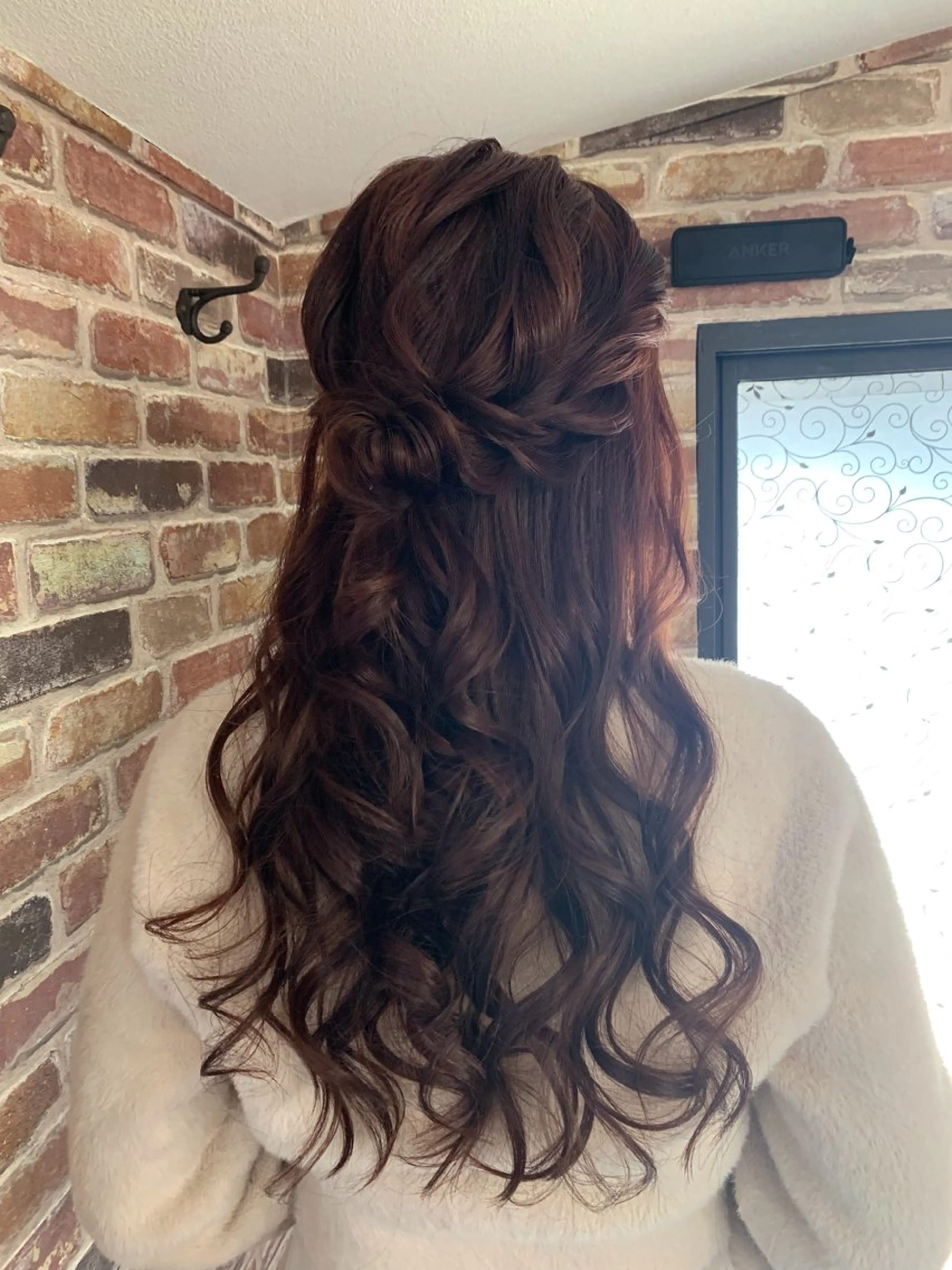 ヘアアレンジ ハーフアップ a moのヘアスタイル