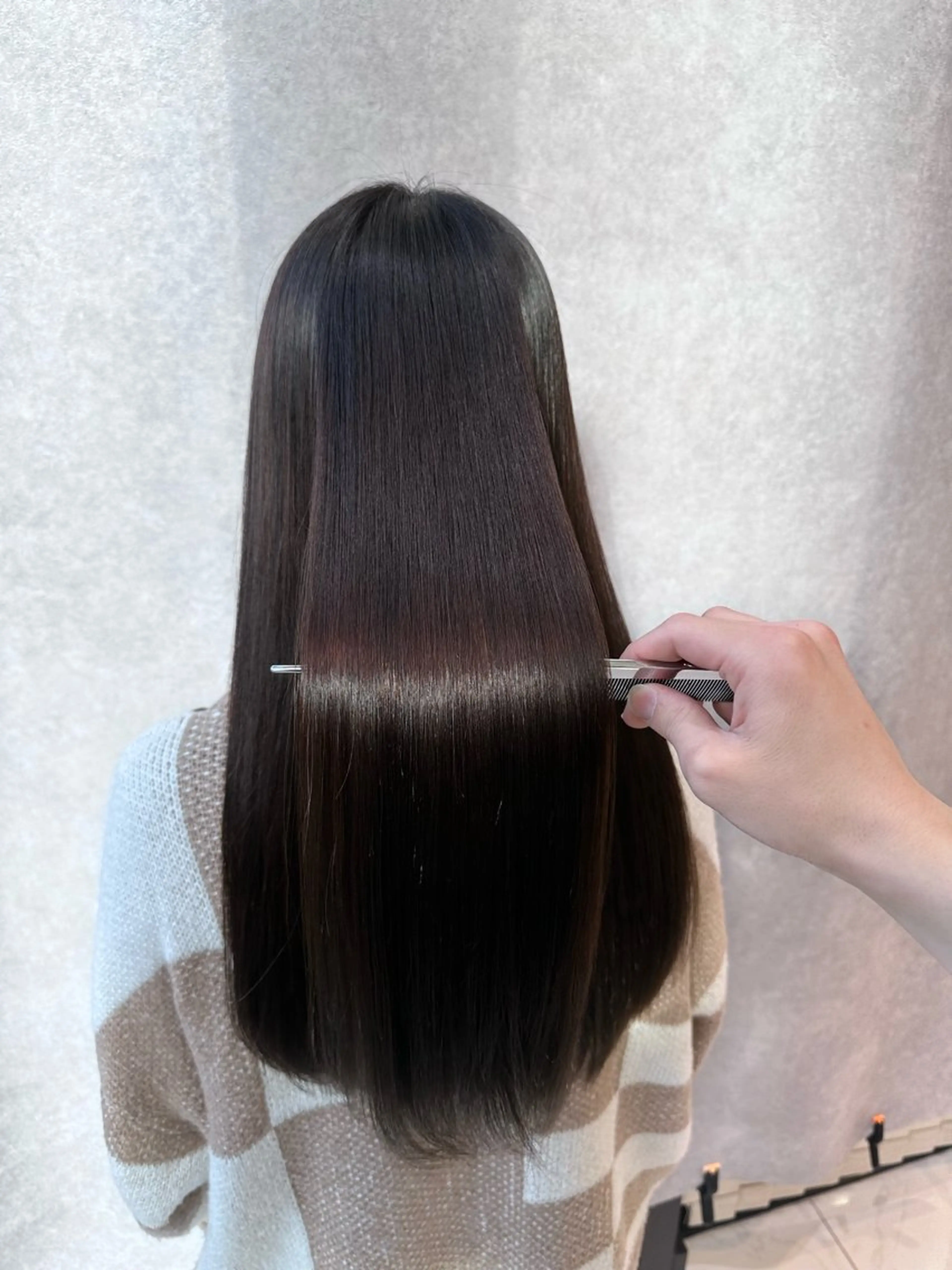 ロング 🔸縮毛矯正/髪質 改善カラー石崎🔸のヘアスタイル