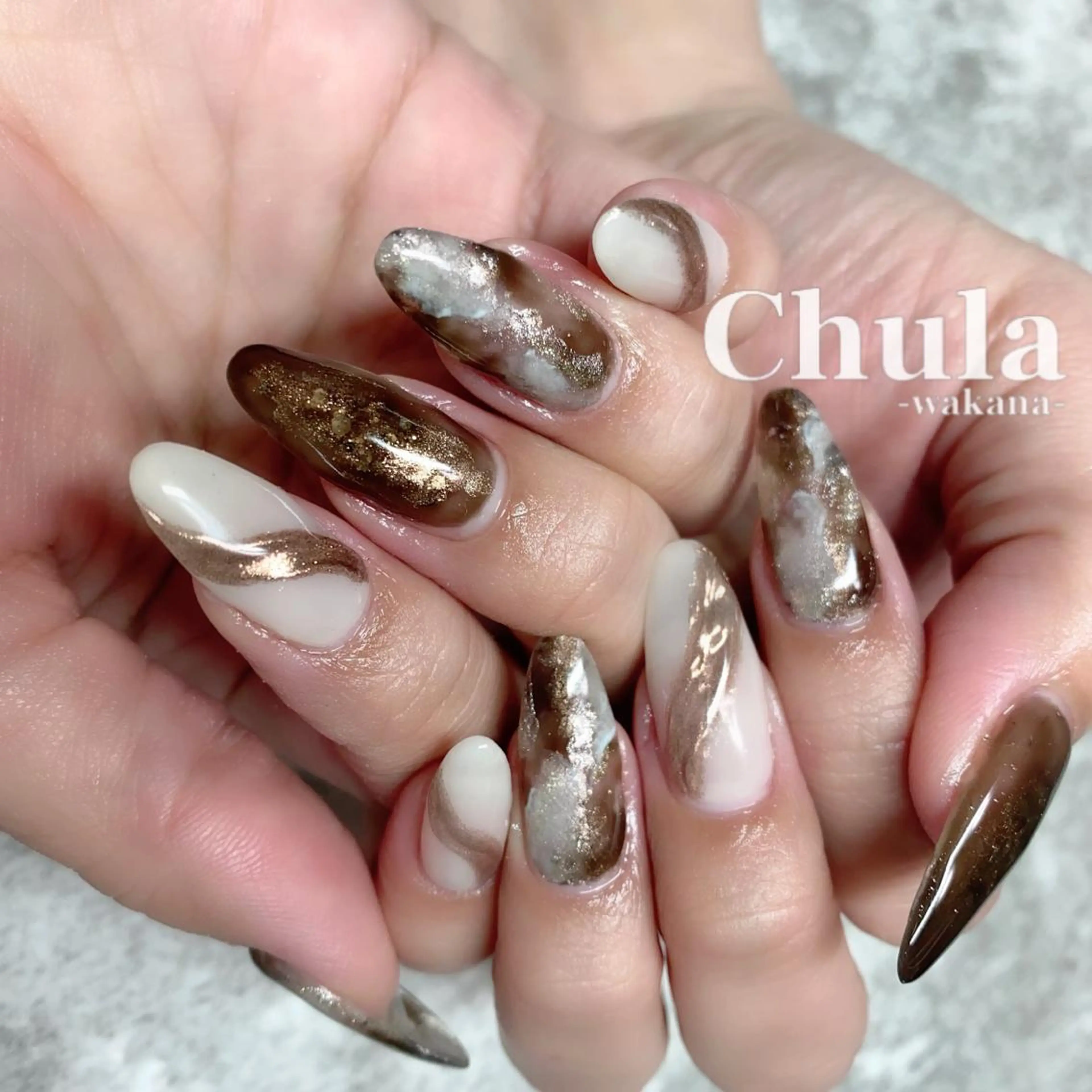 ネイル ハンドネイル Nailsalon Chulaのネイルデザイン