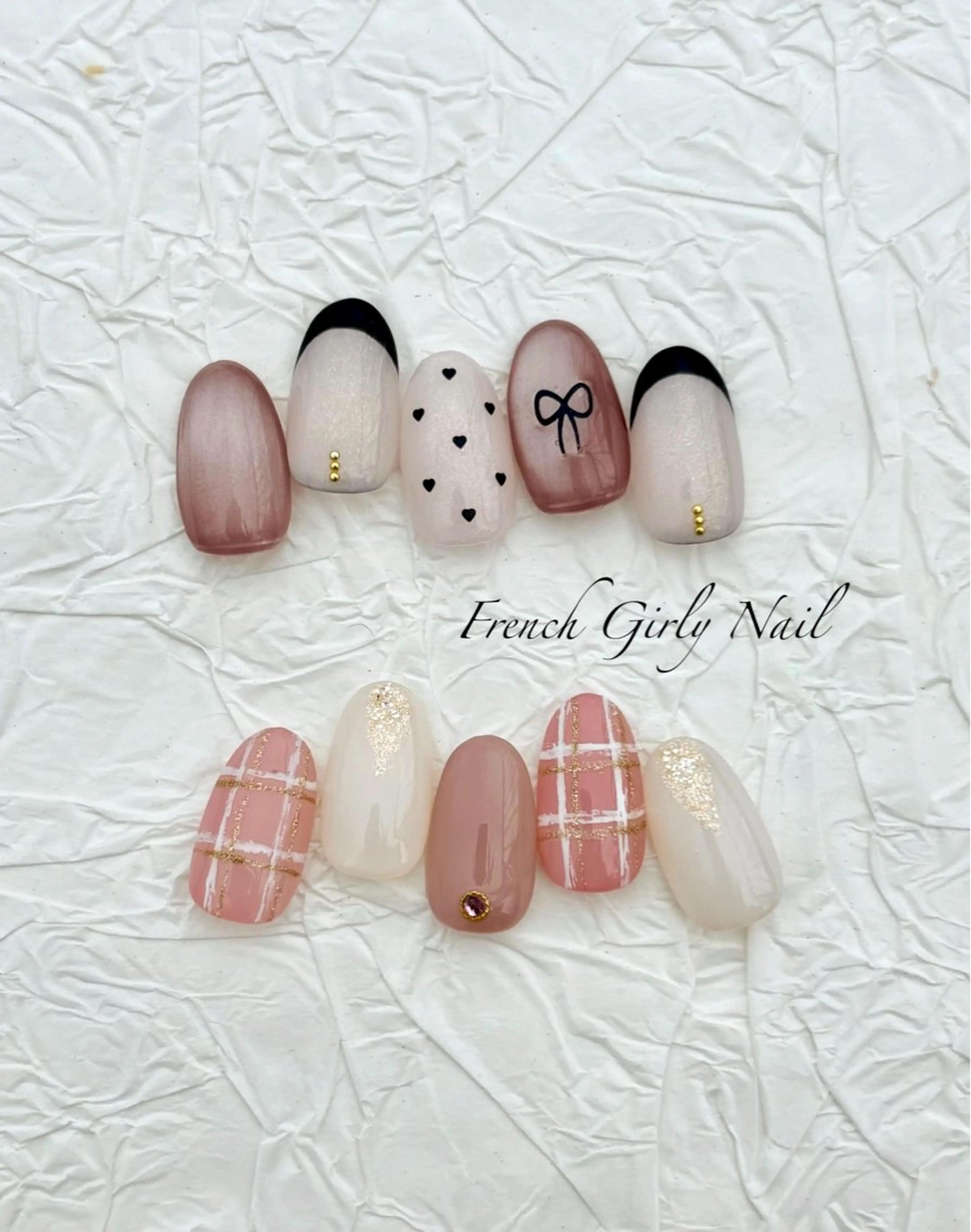 【ハンド】定額シンプルデザイン(オフ込み)の写真