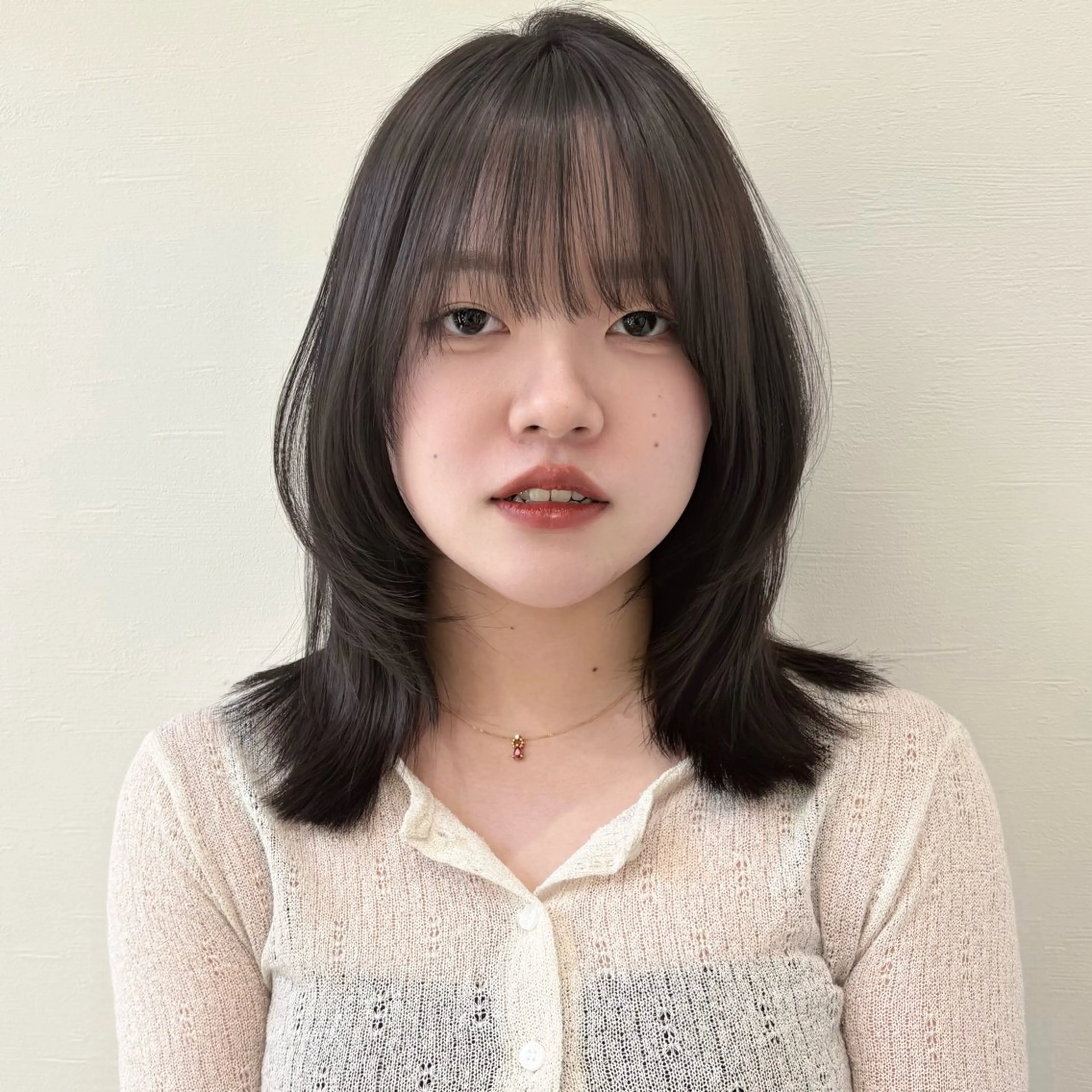 ミディアム 似合わせ前髪/ 小顔カット🎀そうのヘアスタイル