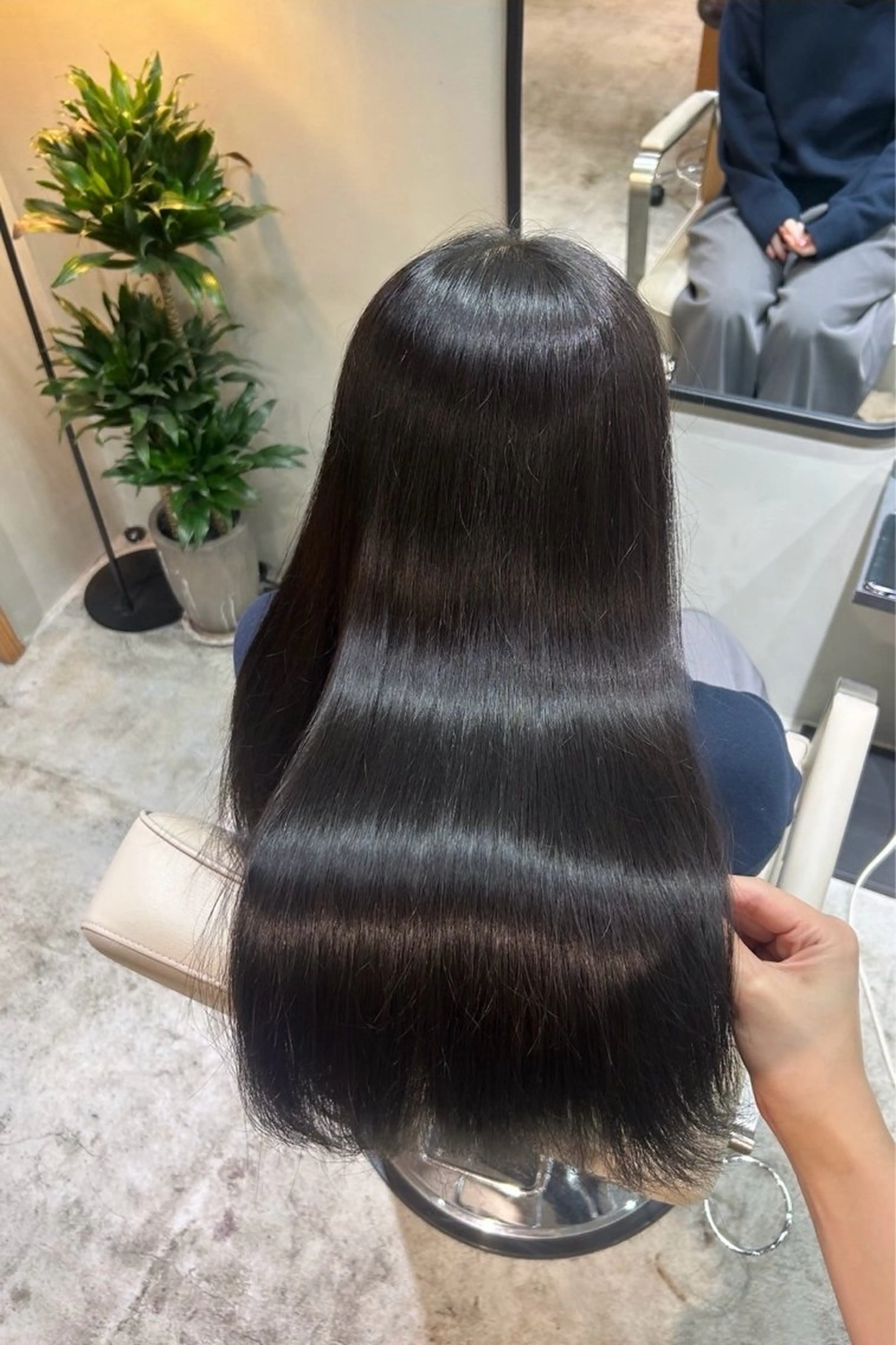 ロング カット ヘアカラー トリートメント 神山美歌/髪質改善 /八丁堀のヘアスタイル