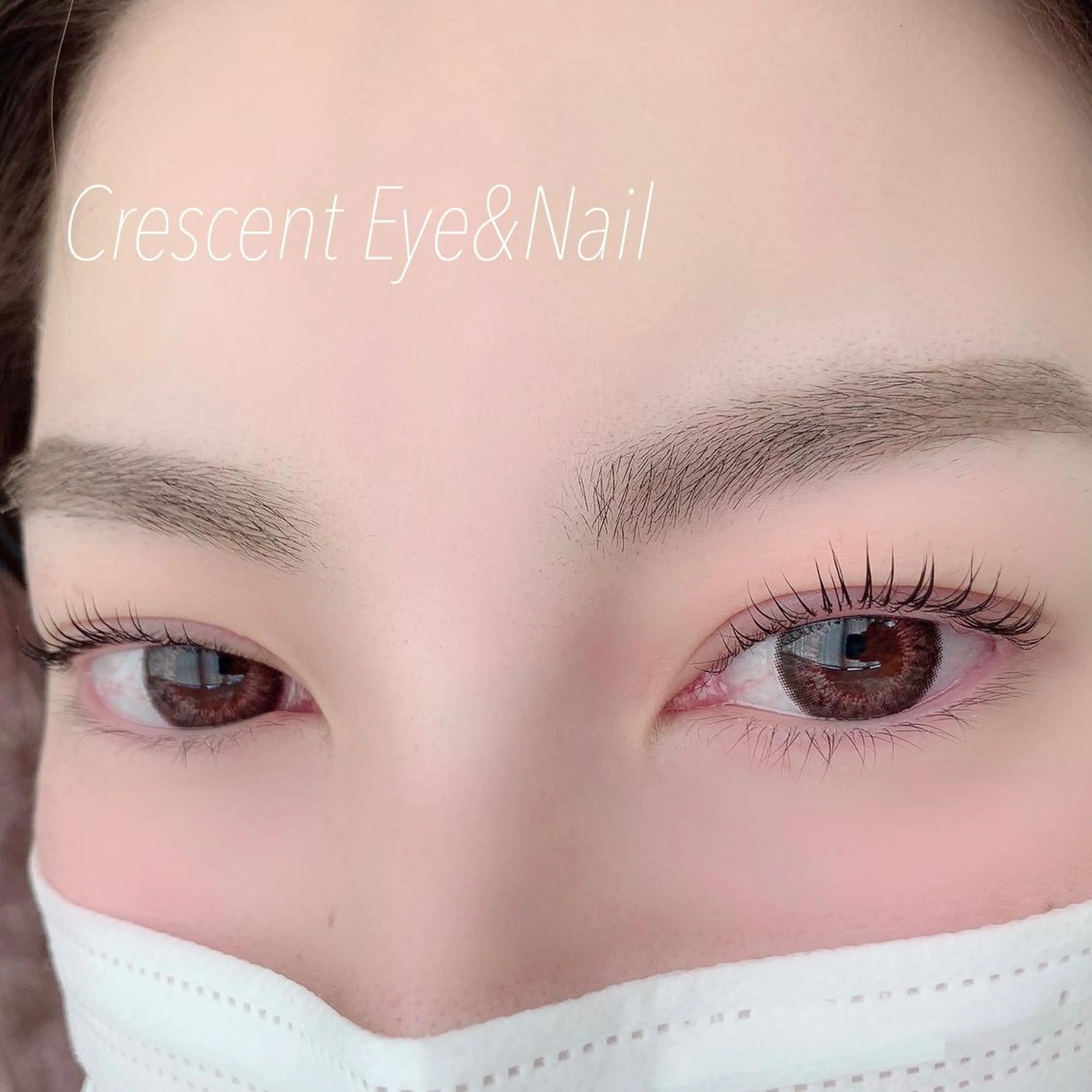 パーマ マツエク・マツパ Crescent Eye Ayumiのマツエク・マツパデザイン