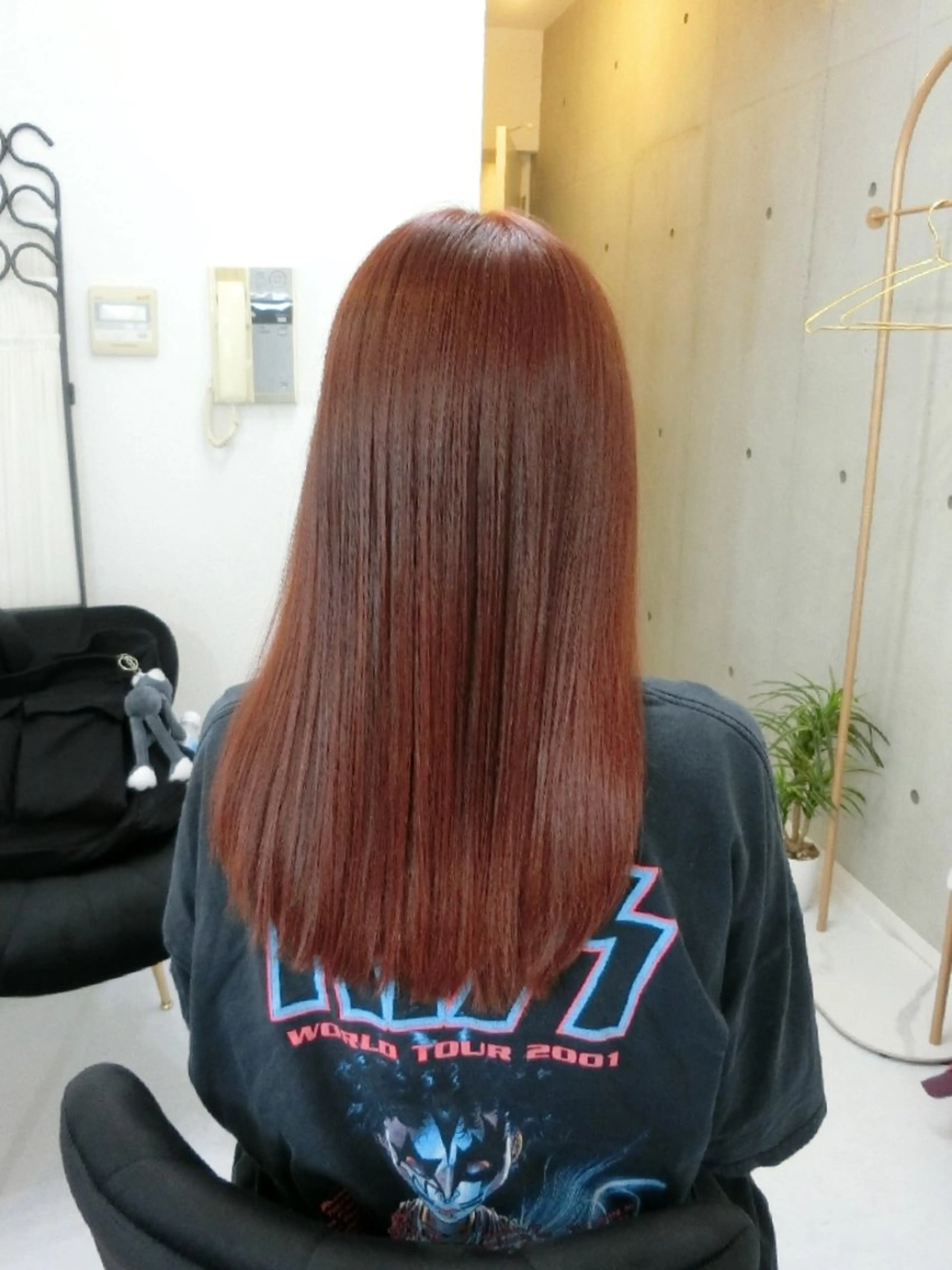 カラー ロング ma cherie 三浦直美のヘアスタイル