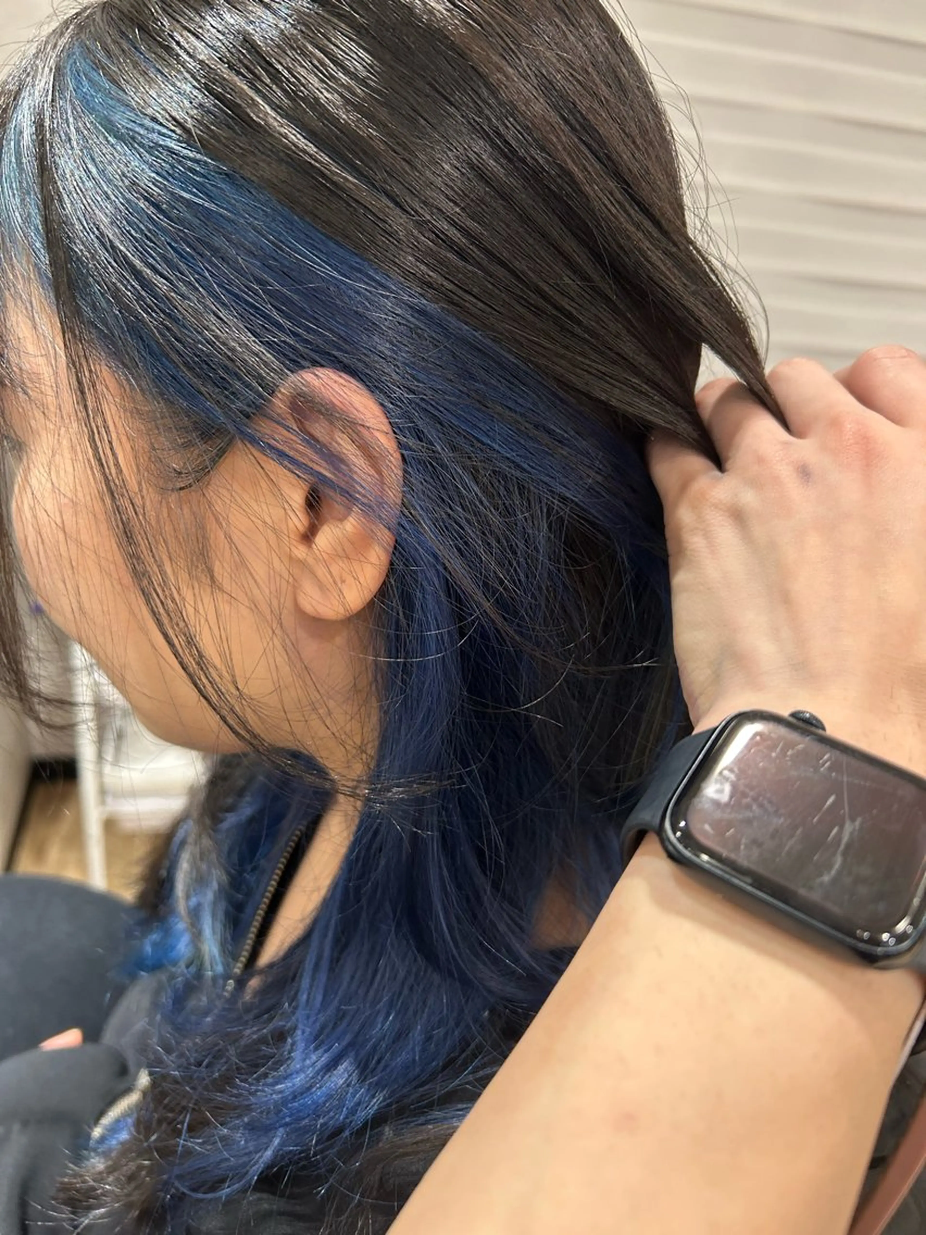 ミディアム カット ヘアカラー トリートメント 🐺ウルフ/レイヤー 🐺井上蓮太🍏のヘアスタイル