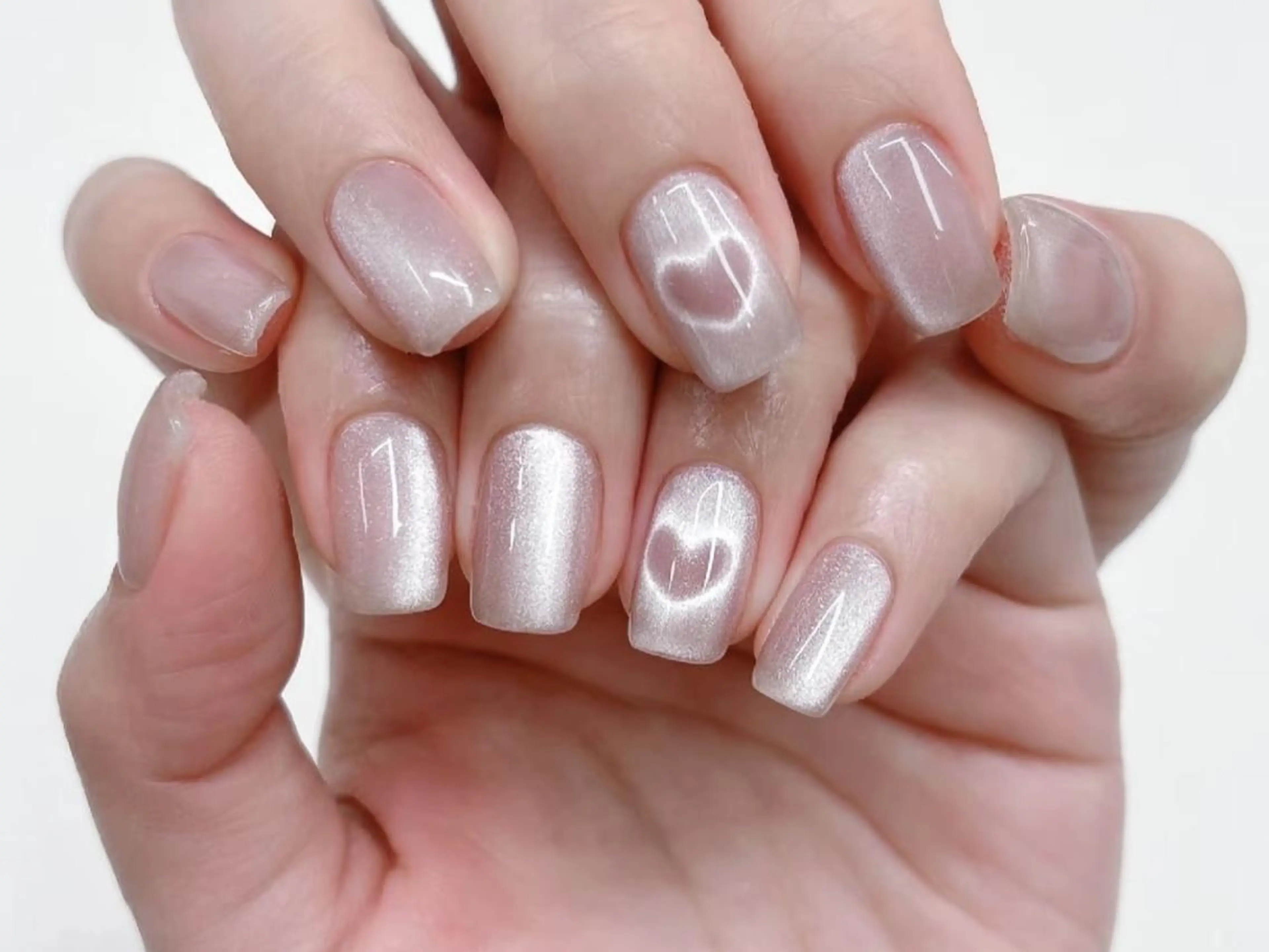 ❄️ 冬マグネット2本ハート💕デザインの写真