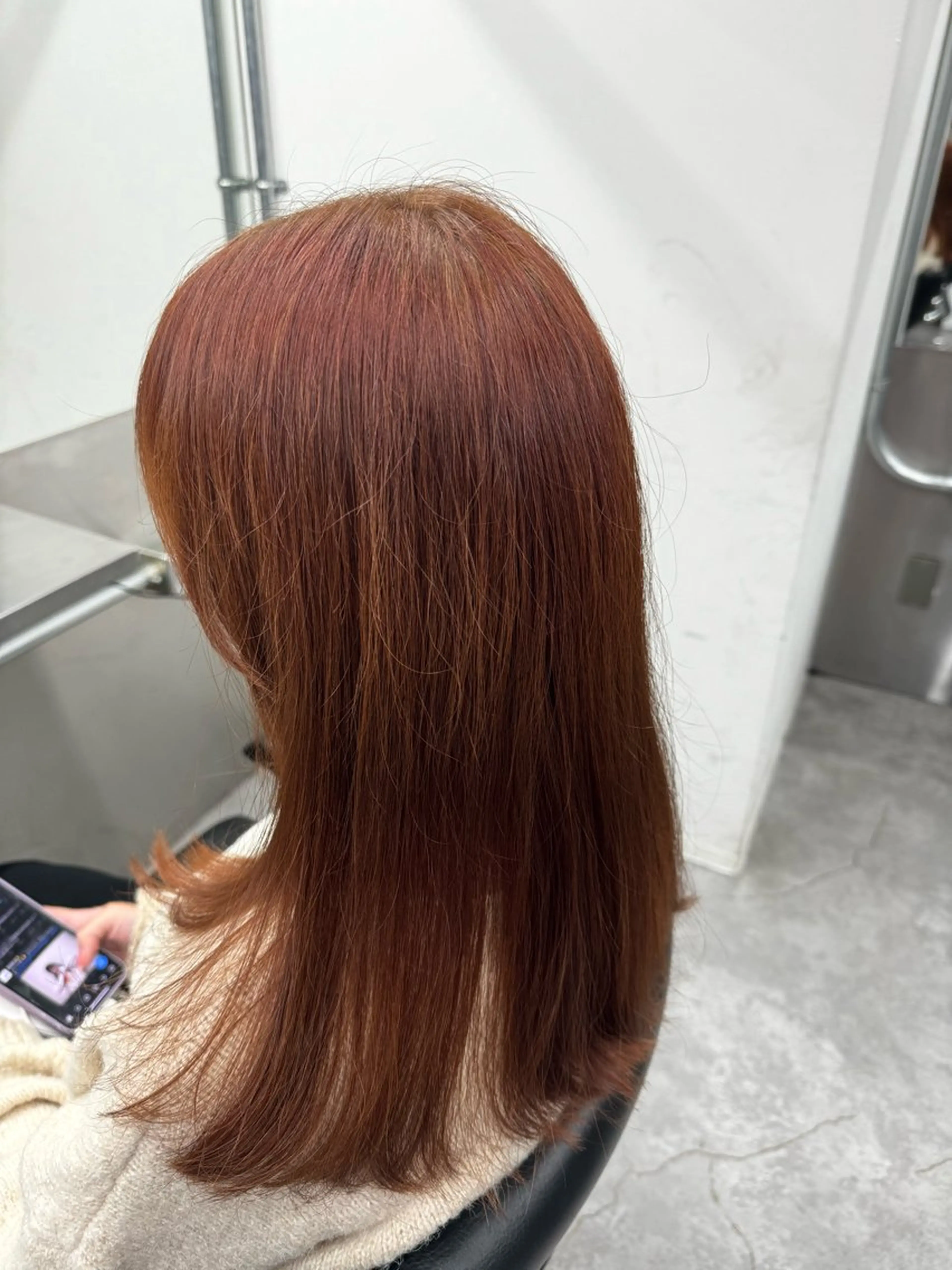カラー ヘアカラー 韓国風ヘア🇰🇷 こ〜へい🫧のヘアスタイル