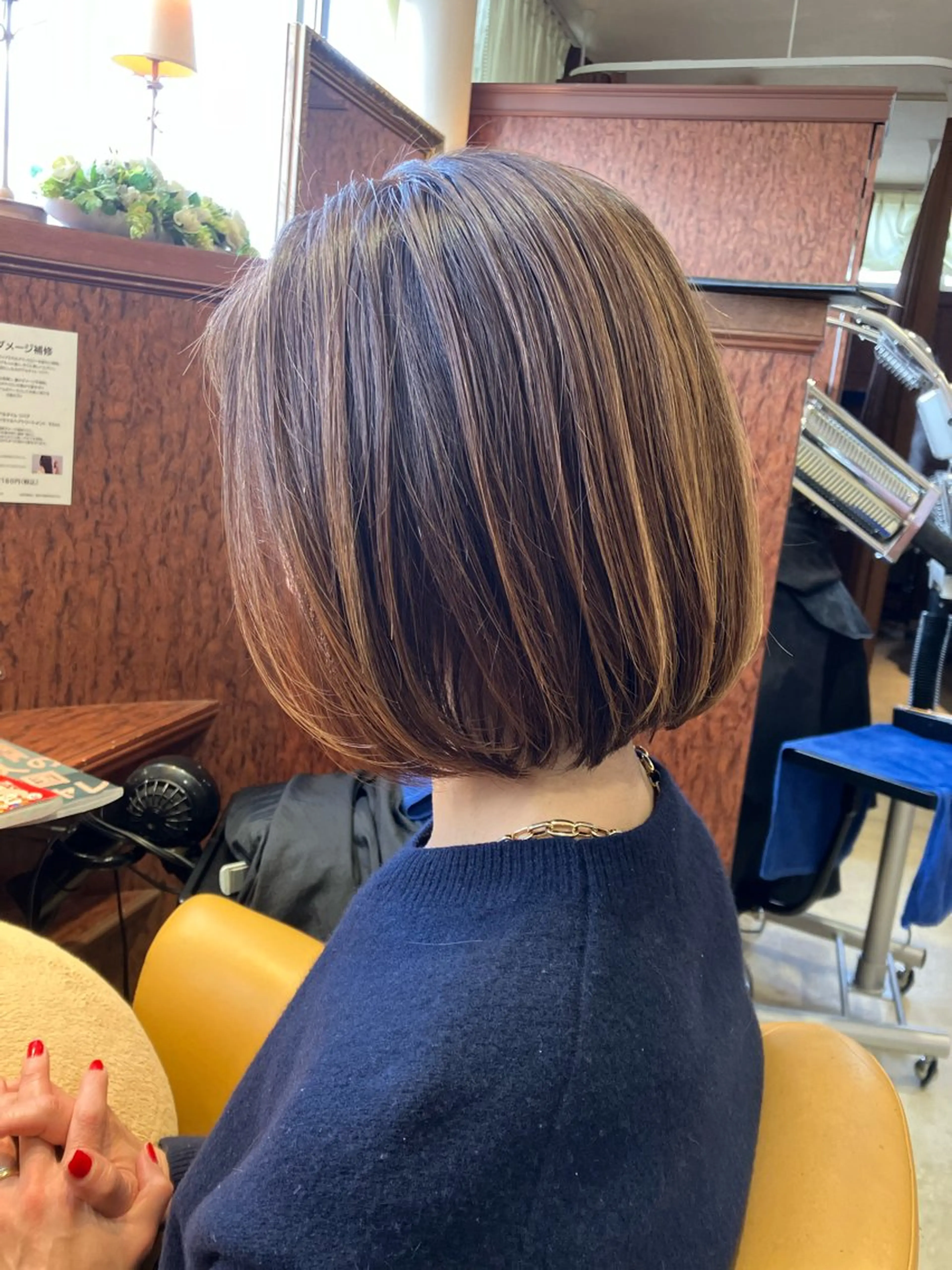 【新規​〜​3回目まで】カット＋白髪ぼかしカラー（ハイライト）の写真