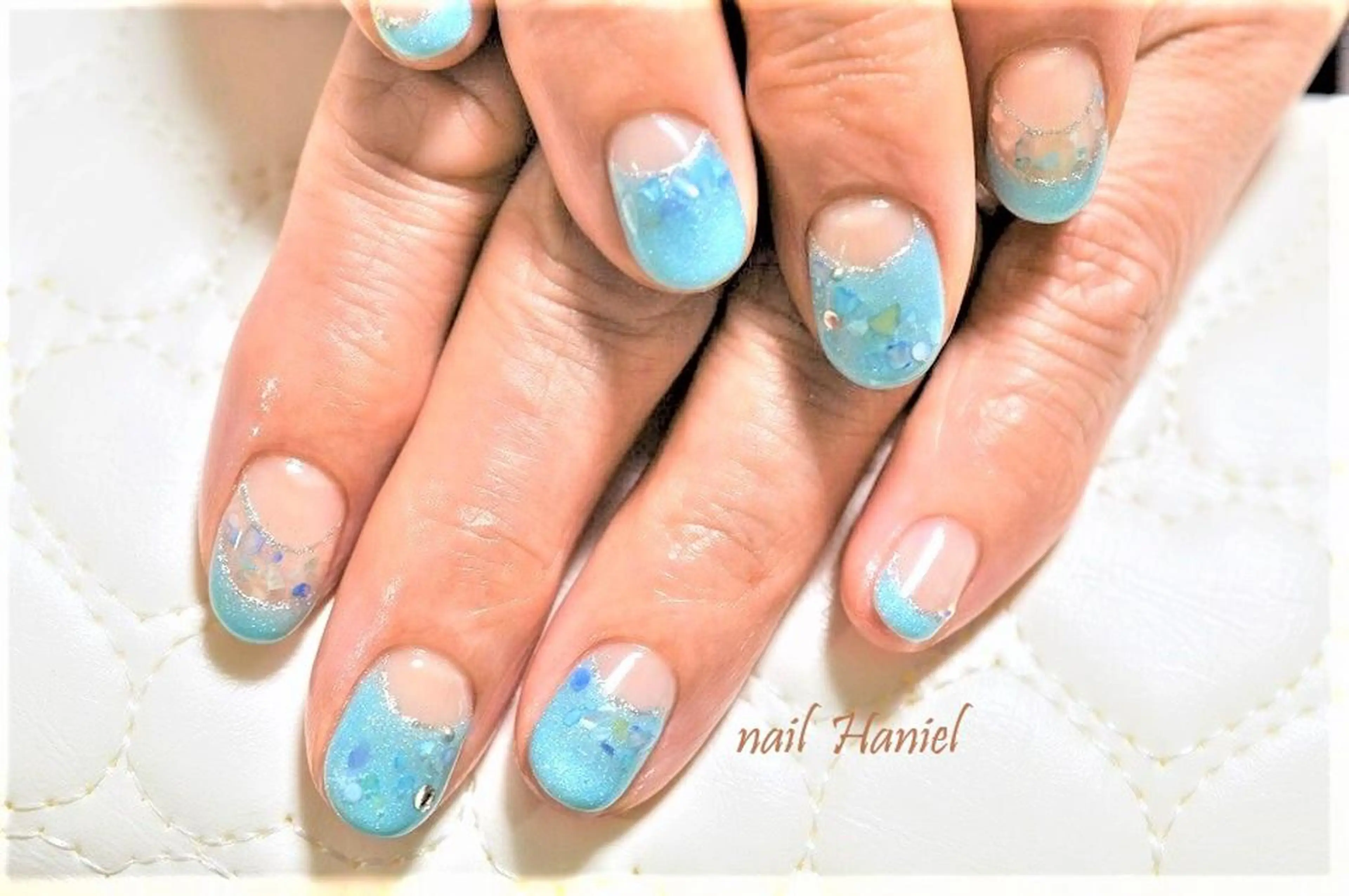 ネイル フットネイル ジェルネイル パラジェル nail Haniel所属・半蔵門サロンハニエル 魅神 ちよのネイルデザイン