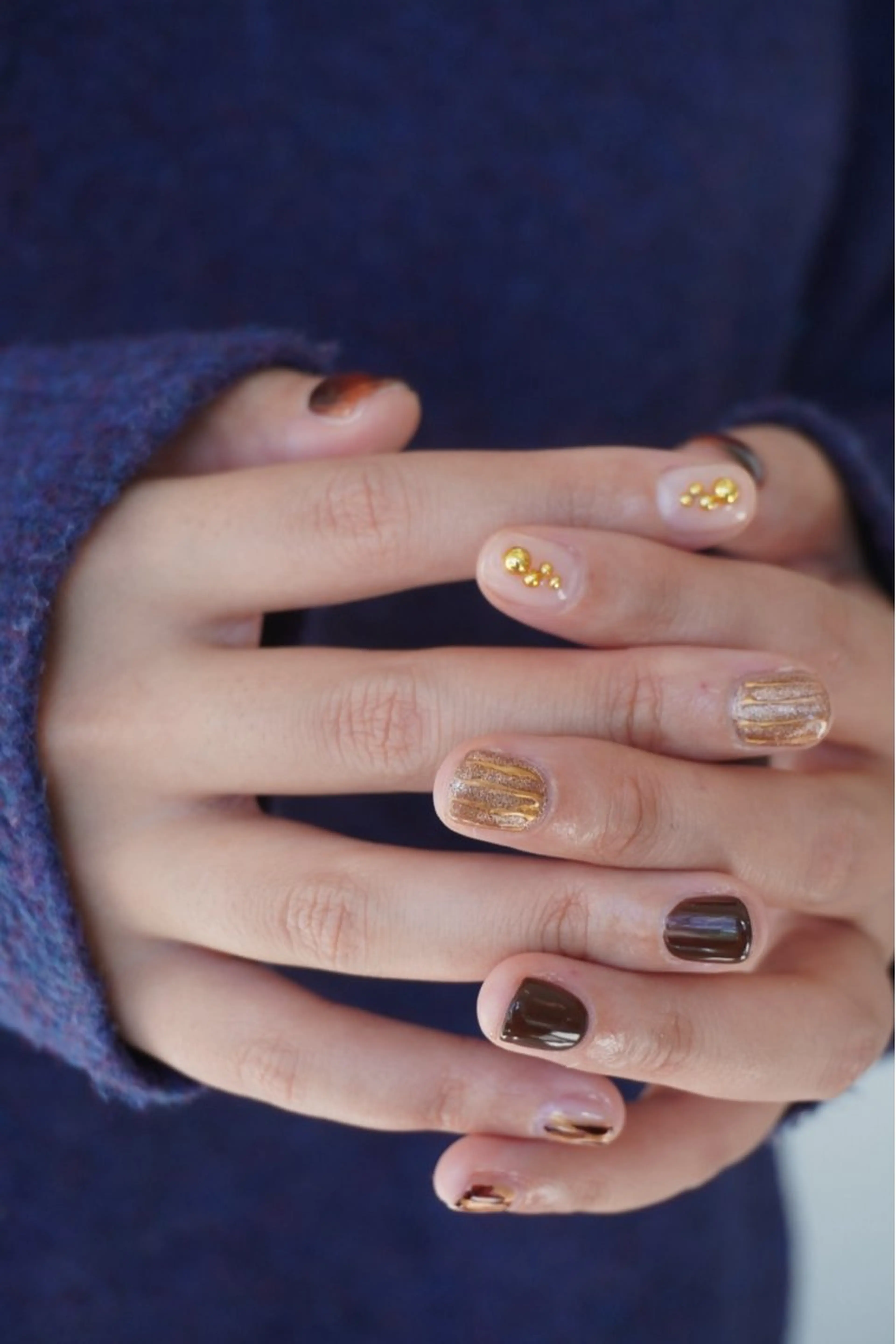 ネイル シンプルネイル ハンドネイル futamura sakiのネイルデザイン