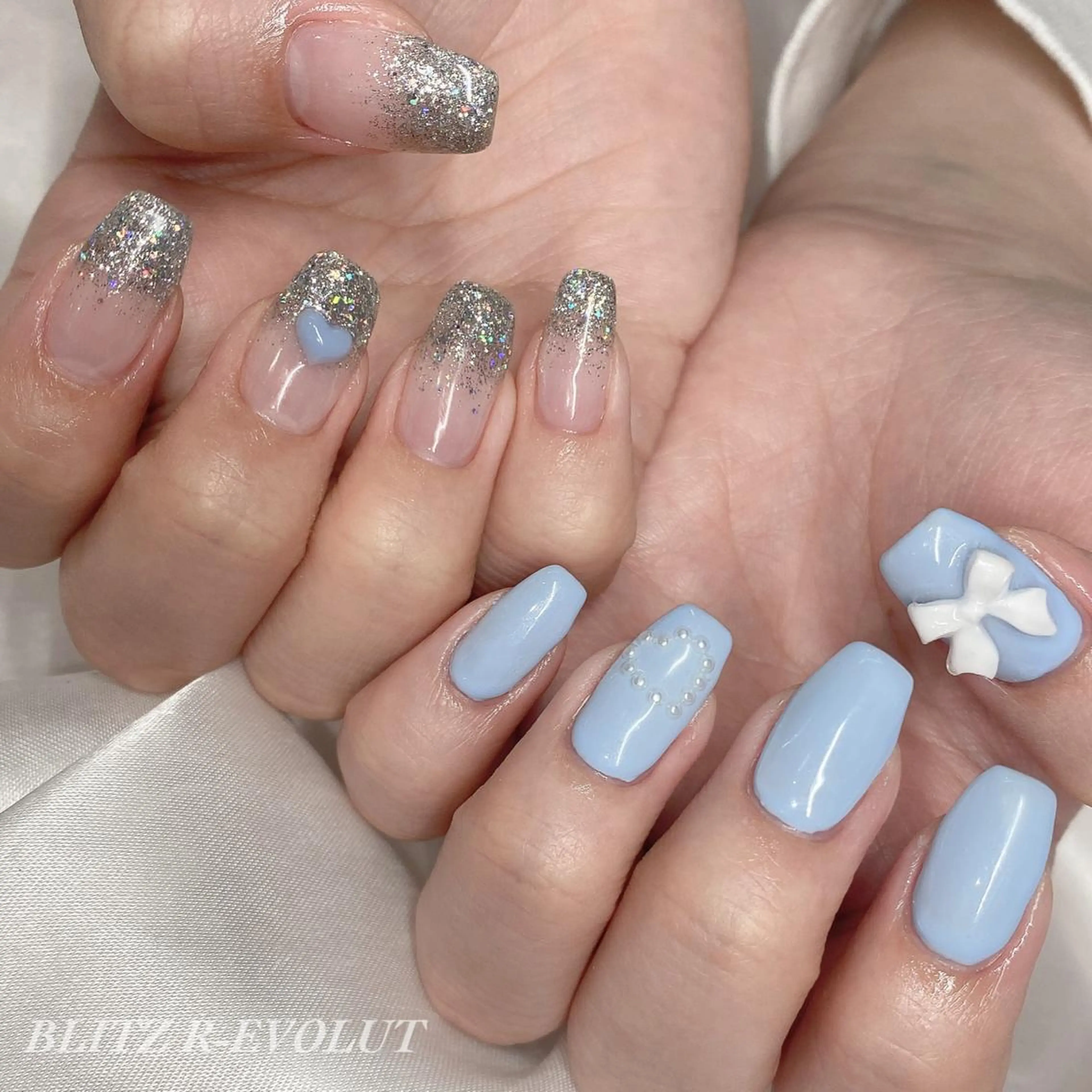 ネイル ハンドネイル ☁️BLITZ 🎀笠原雪音🎀のネイルデザイン