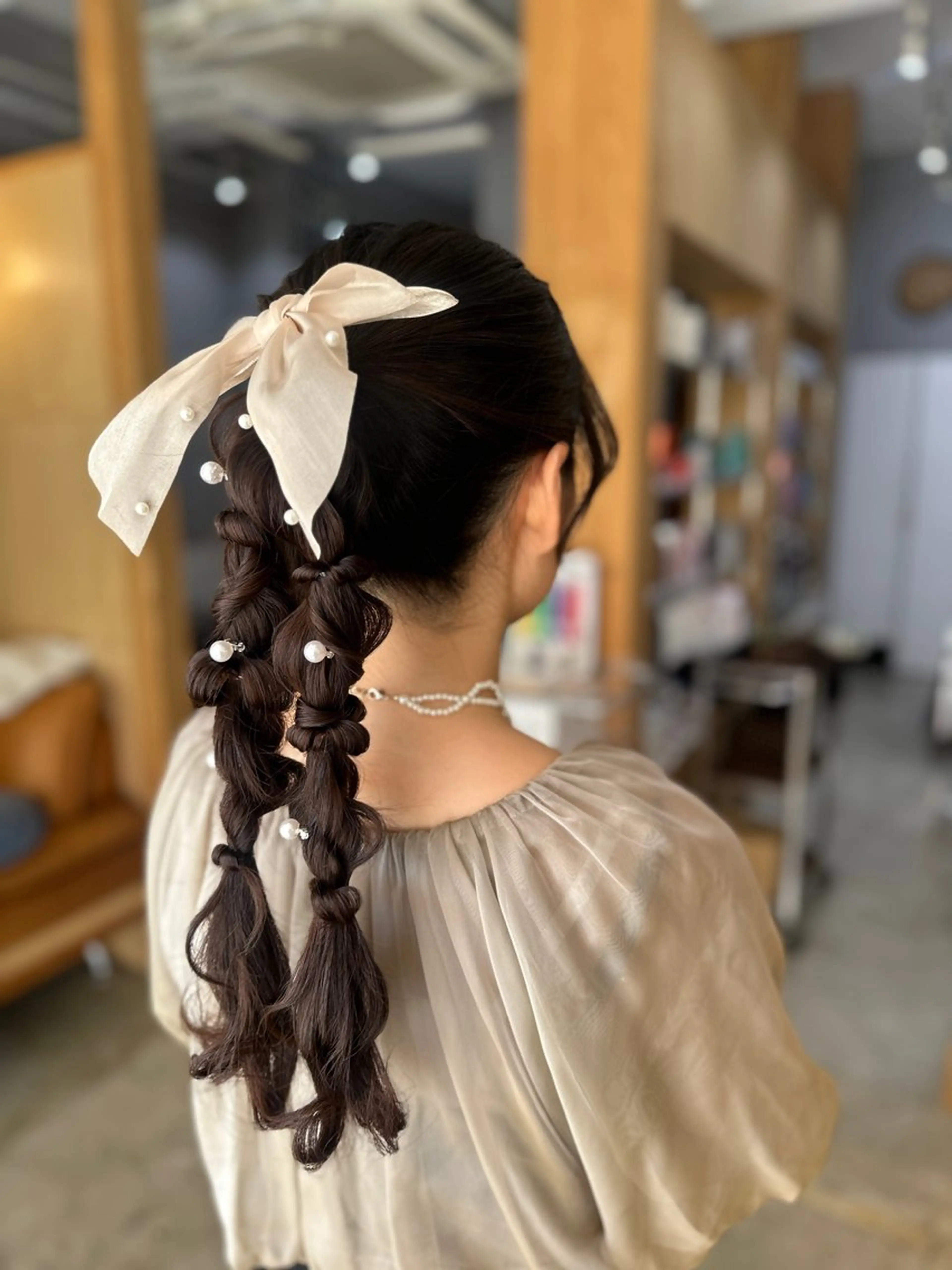 ミディアム ヘアセット miloc MOMOKAのヘアスタイル