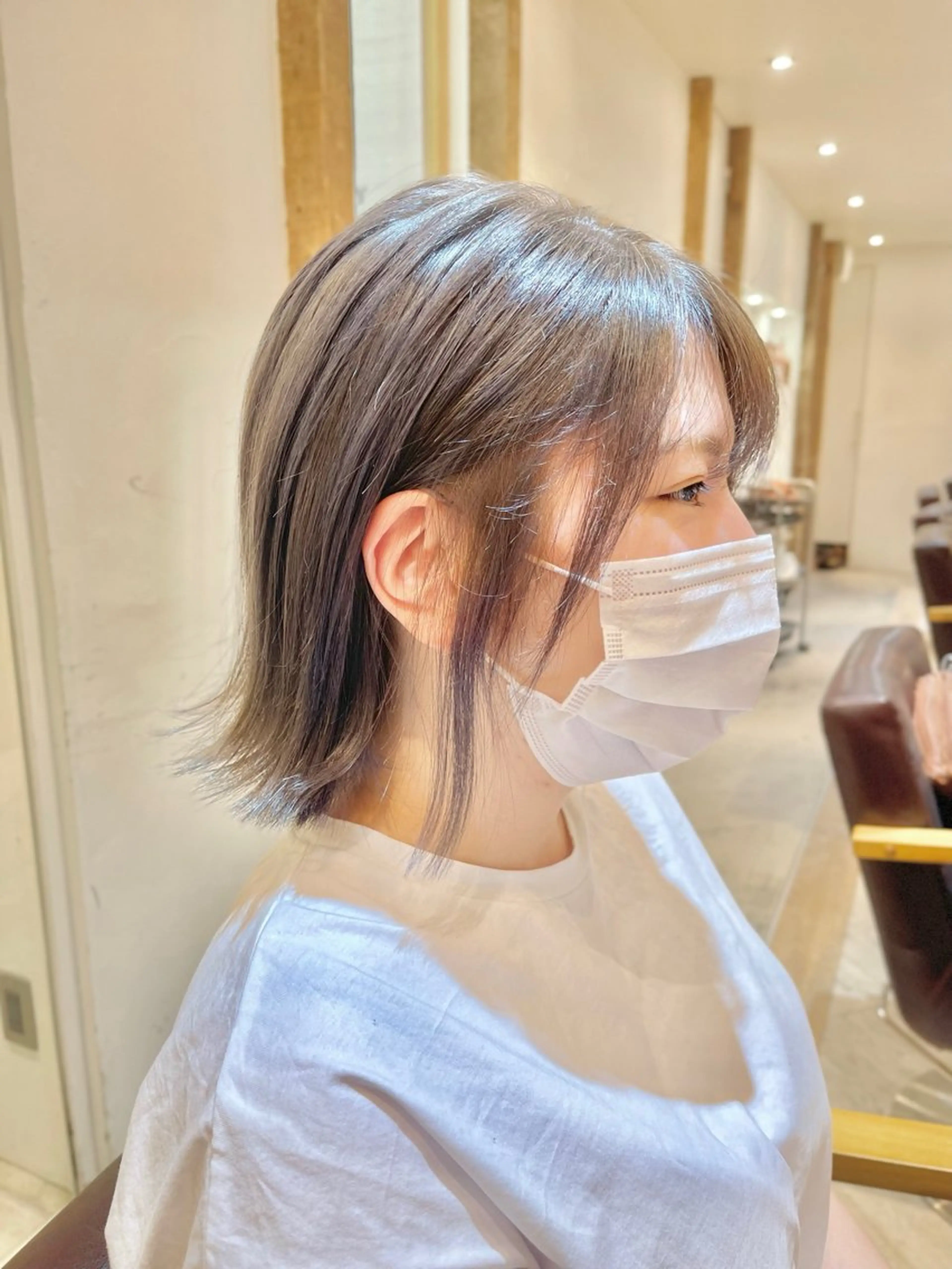 ショート カラー ボブ 髪質改善 🉐不定期でお得メニ ュー配信/谷口克也のヘアスタイル