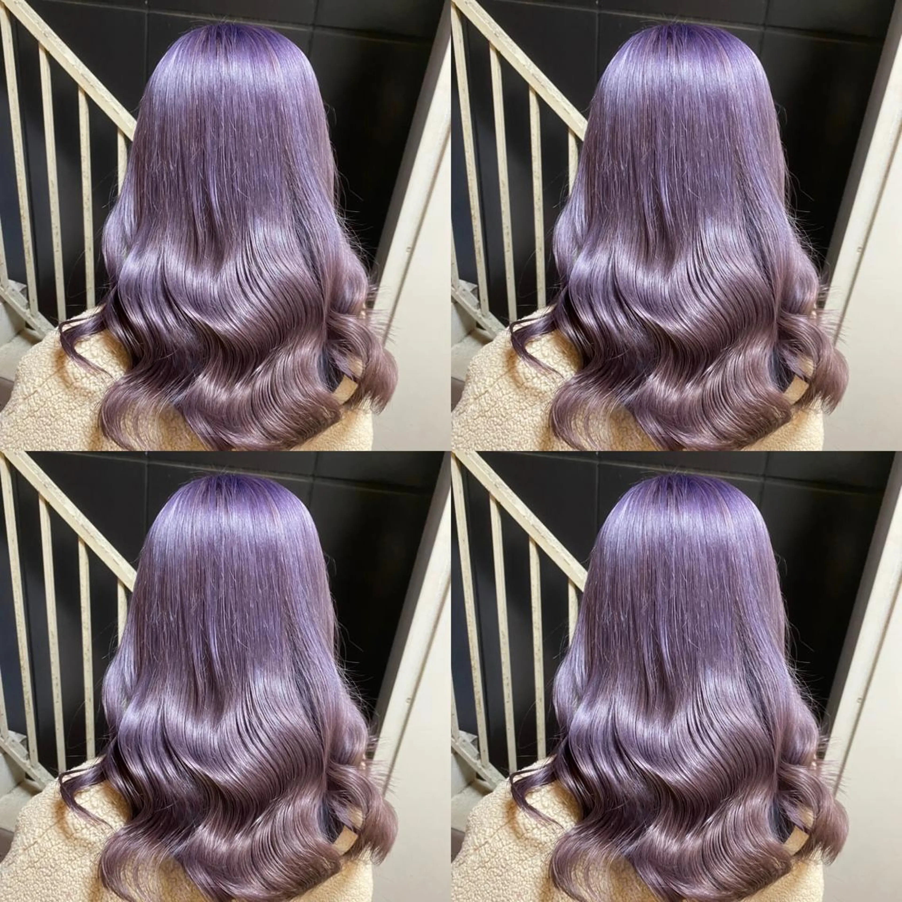 ロング カラー アッシュ ベージュカラー ハイライトカラー ハイトーンカラー イルミナカラー カット ヘアカラー トリートメント 当日予約可能です！ 宜しくお願いします！のヘアスタイル