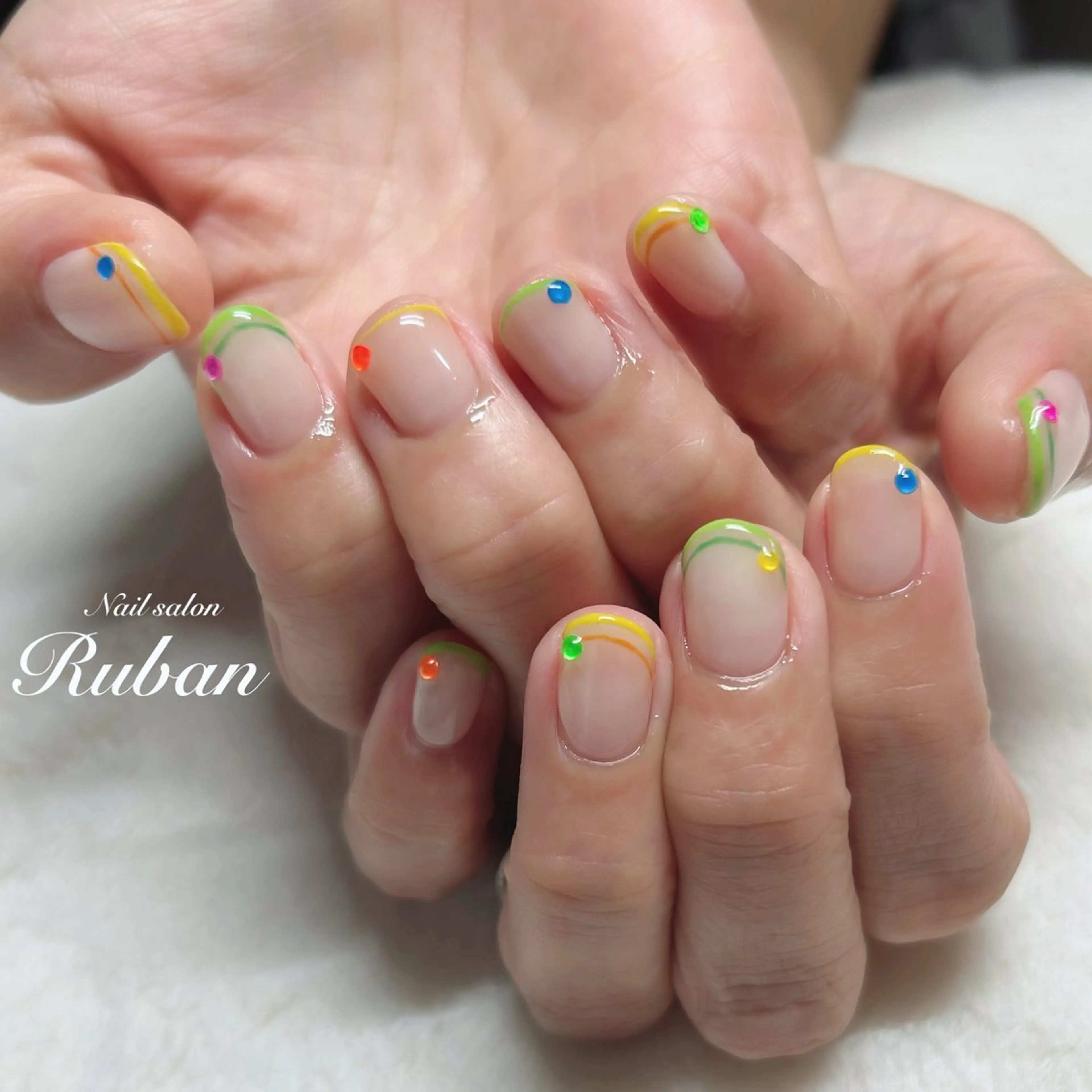 ネイル フレンチネイル Nail salon Ruban所属・Nail salon Rubanのネイルデザイン