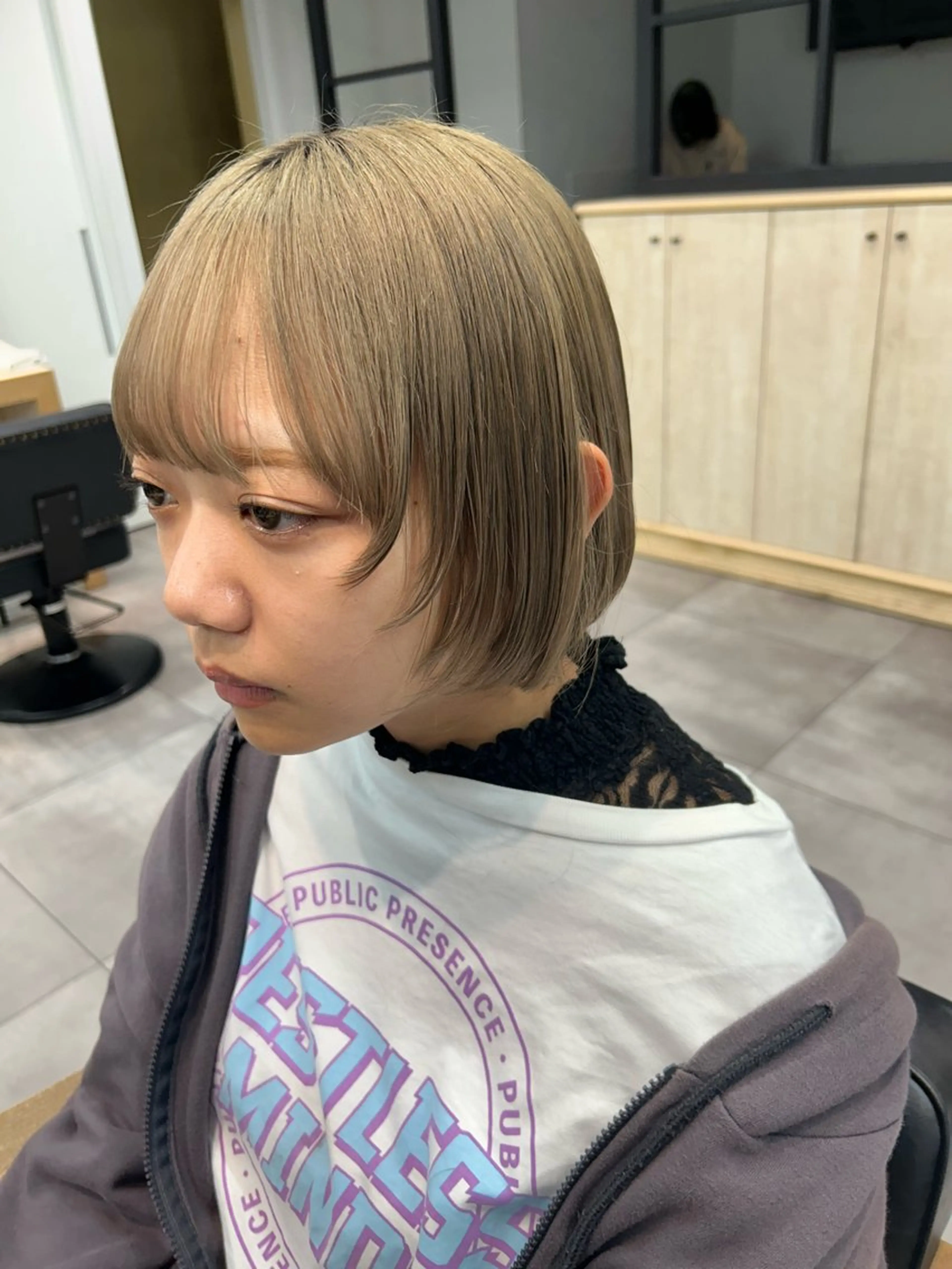 ミディアム カット ショート・ボブ 🌈chinaのヘアスタイル