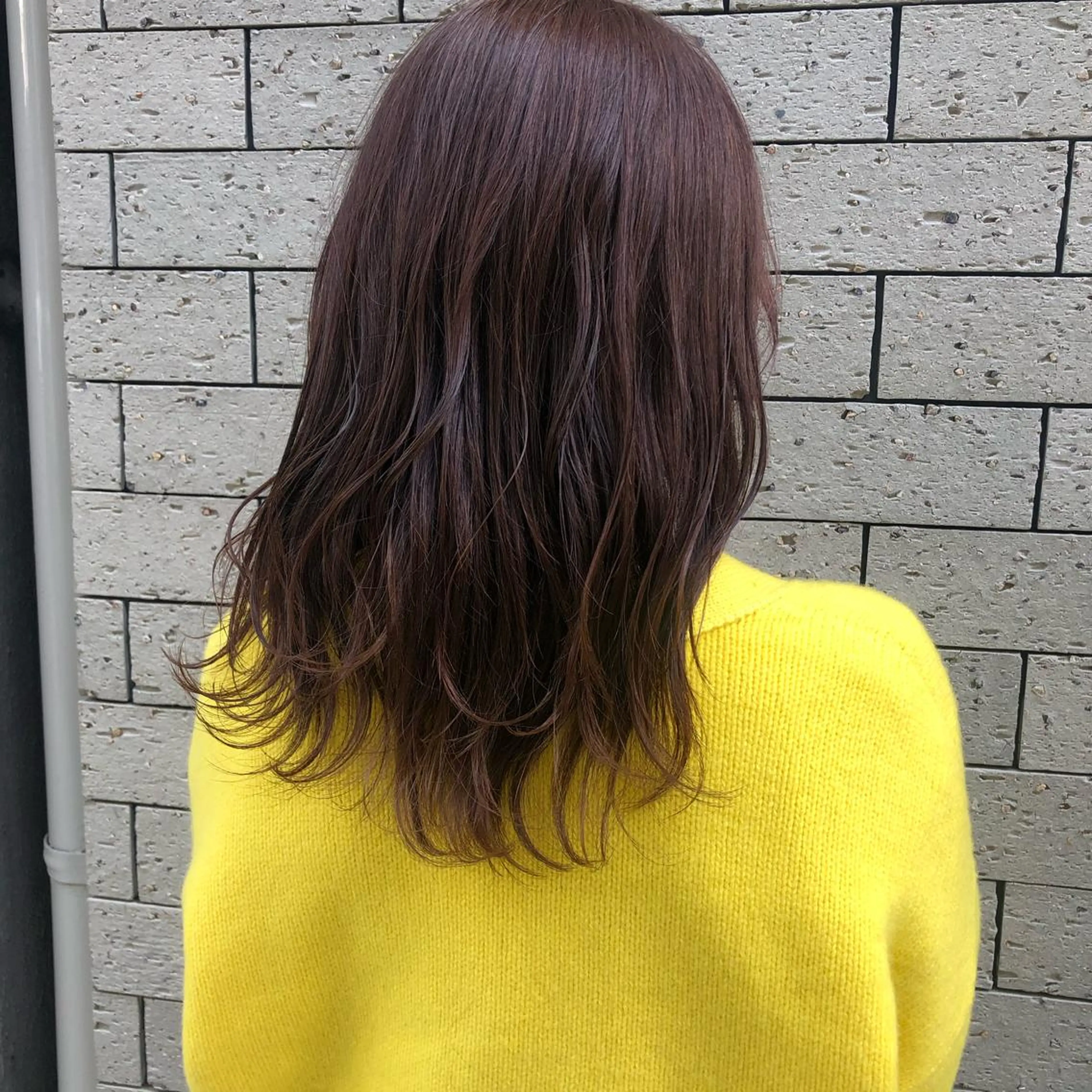 ミディアム レイヤーカット カット ヘアカラー トリートメント SANC hair salonのヘアスタイル