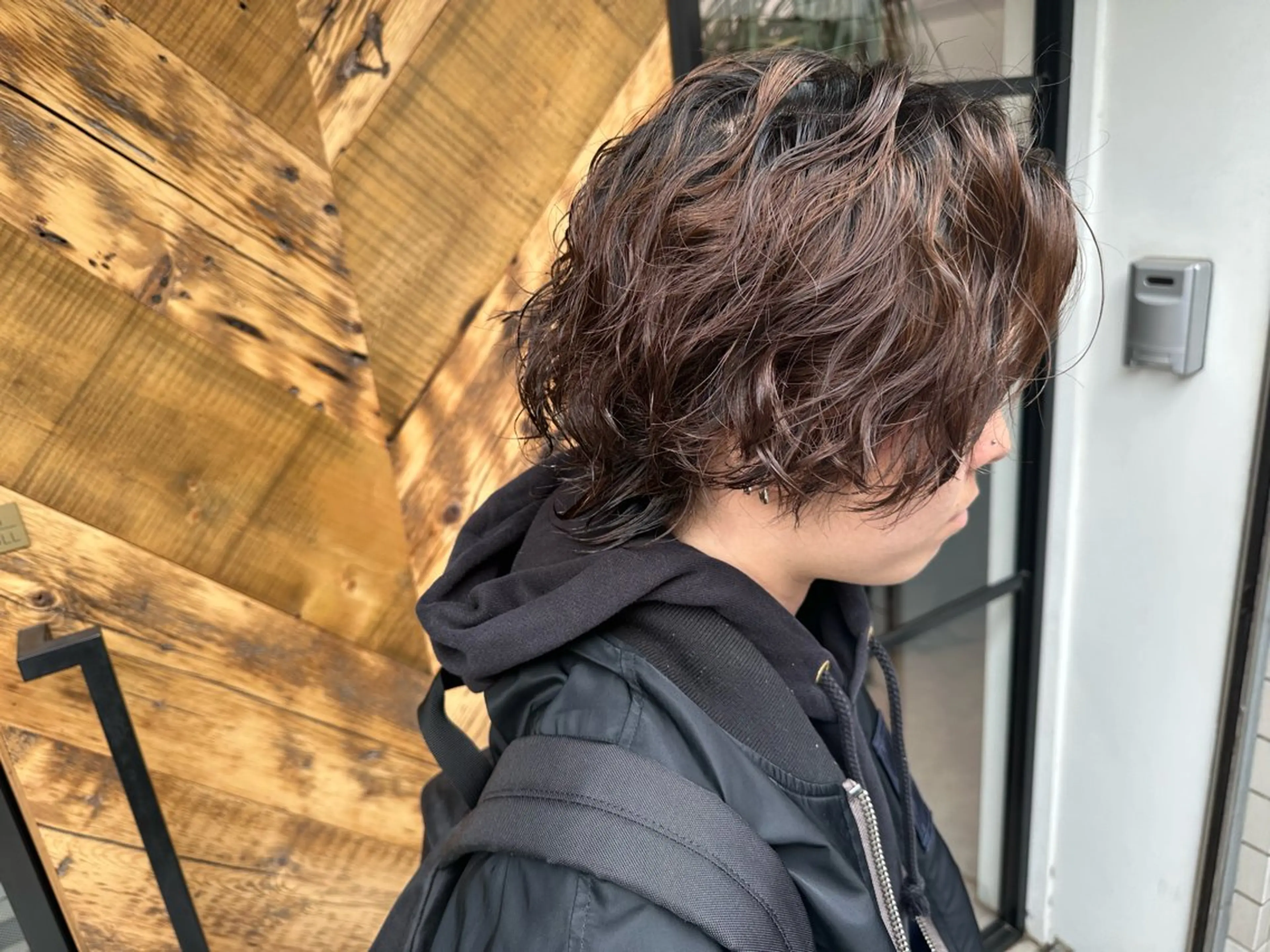 メンズ フェードカット メンズパーマ カット パーマ メンズカット　パーマ 特化美容師　中野稜平のヘアスタイル