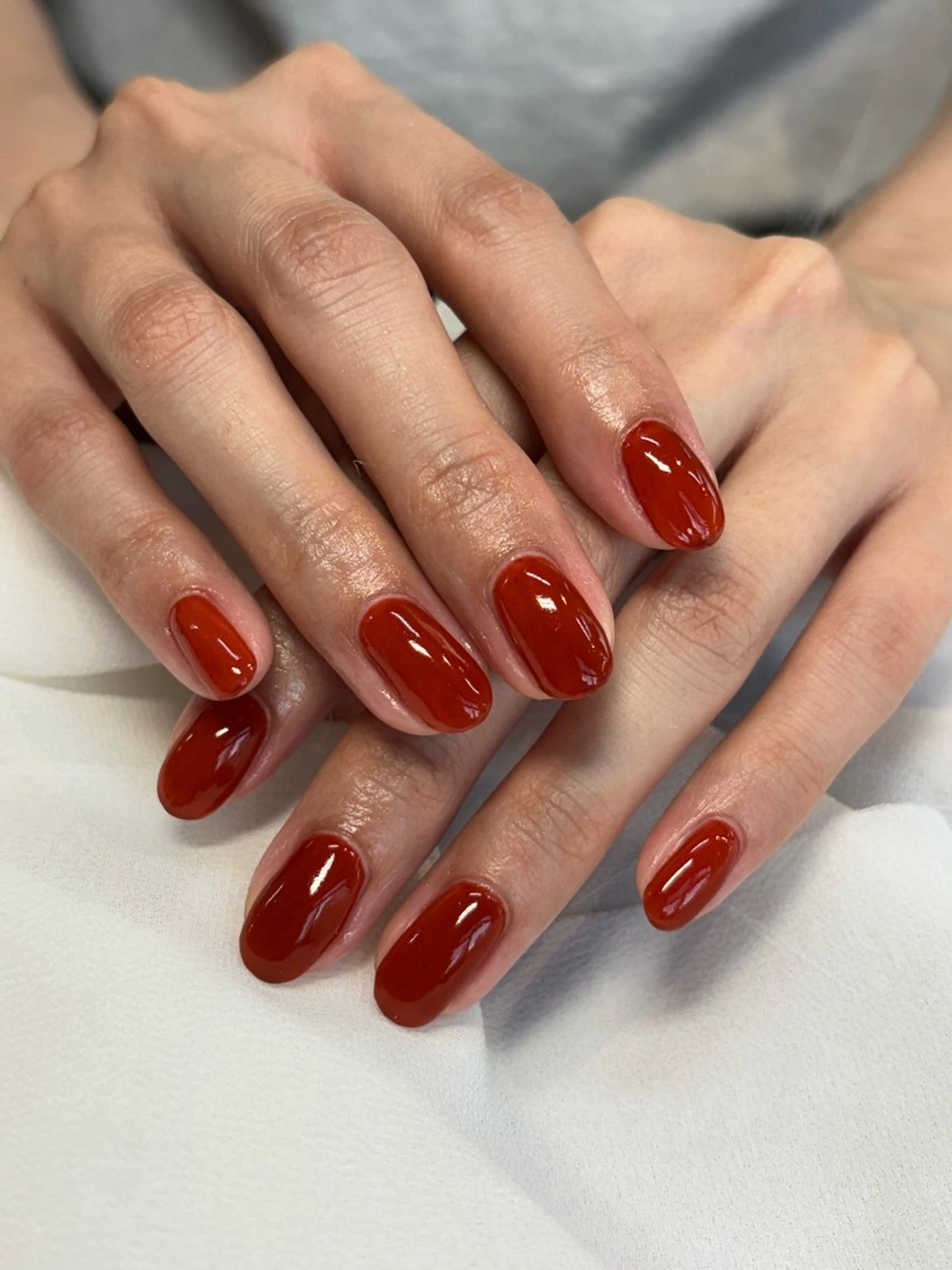 ワンカラーネイル💅＊オフなしの写真