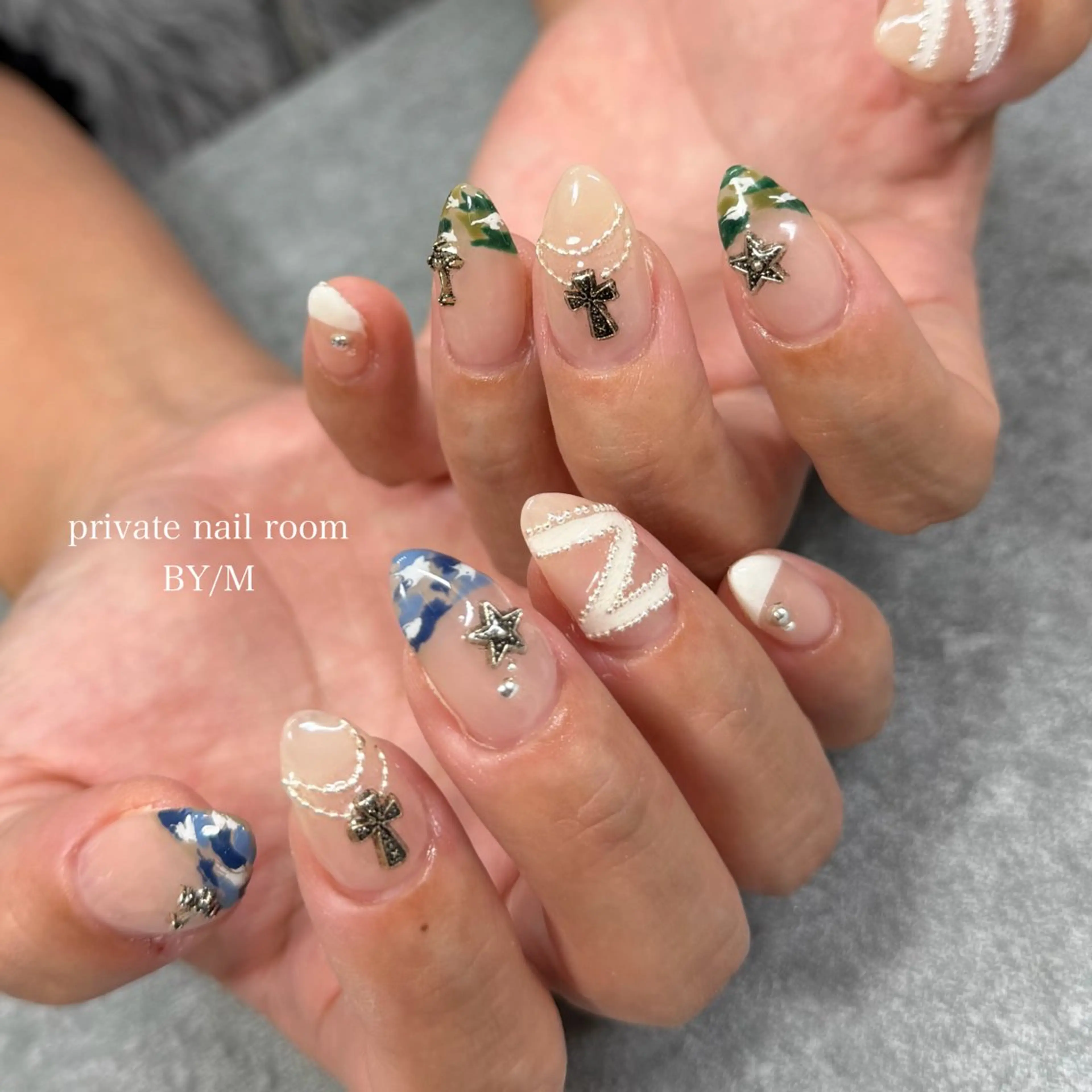 ネイル 持ち込み ハンドネイル BY / Mのネイルデザイン
