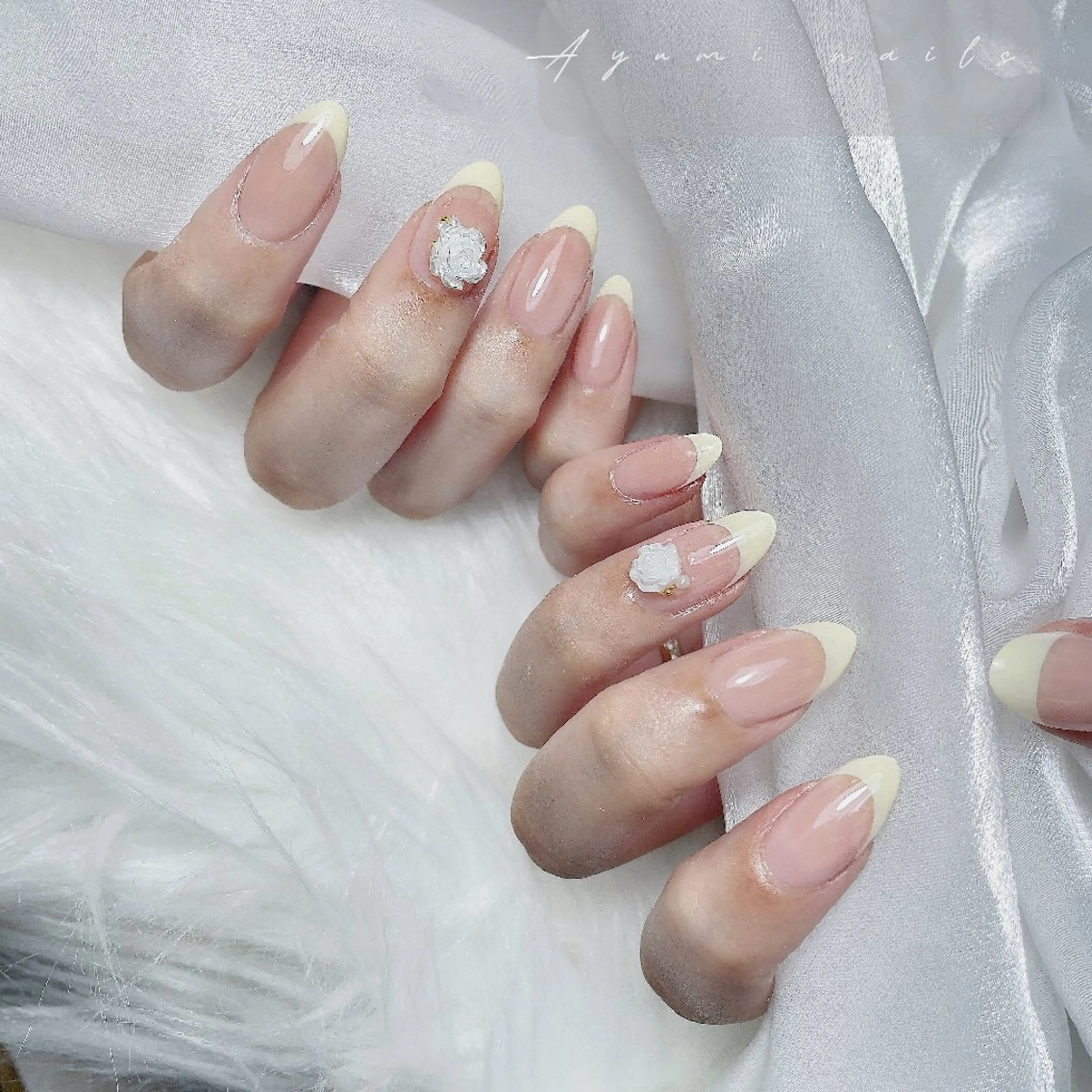 ネイル フレンチネイル Ａｙｕｍｉ．ネイルサロン所属・🍁Ayumi 💐 Nailsのネイルデザイン