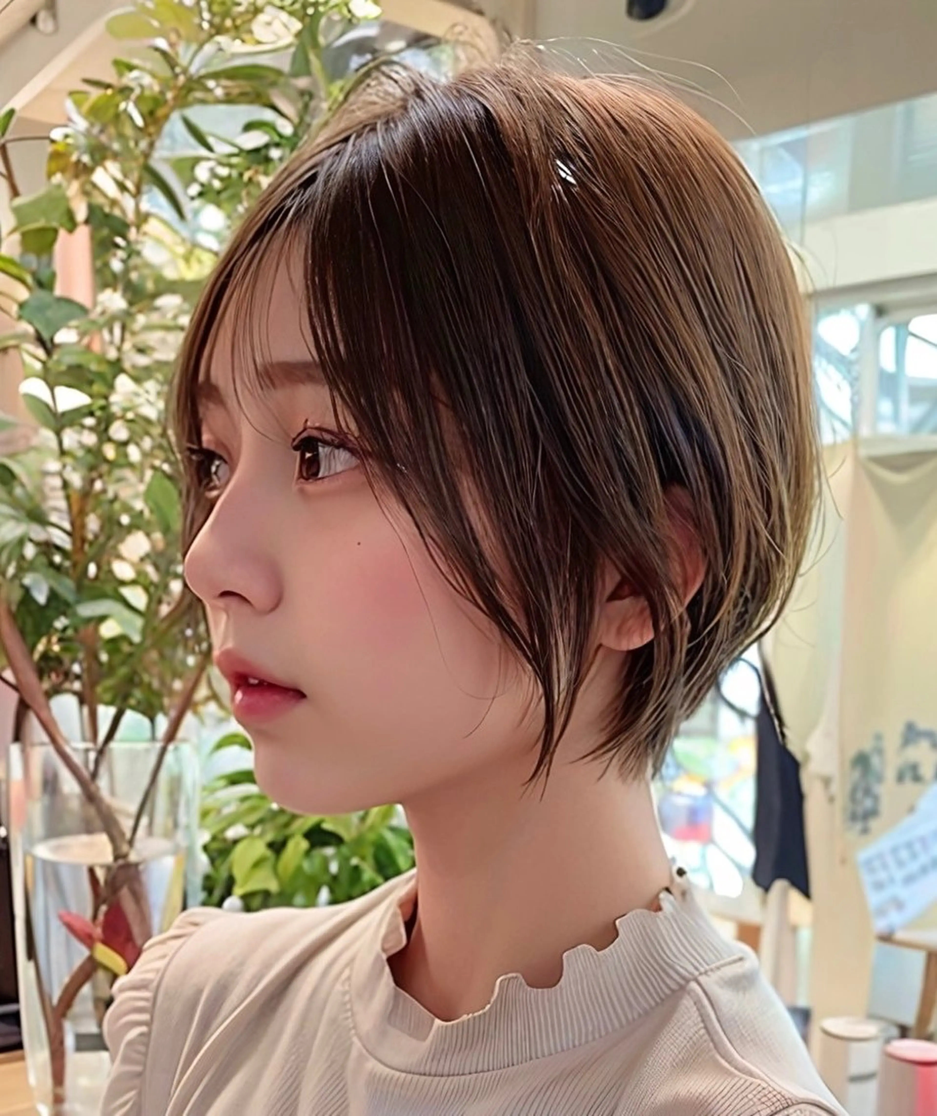ショート ボブ ハイライト 髪質改善 似合わせカット ショートヘア leto所属・中村拓磨 ✨透明感、白髪ぼかしのヘアスタイル