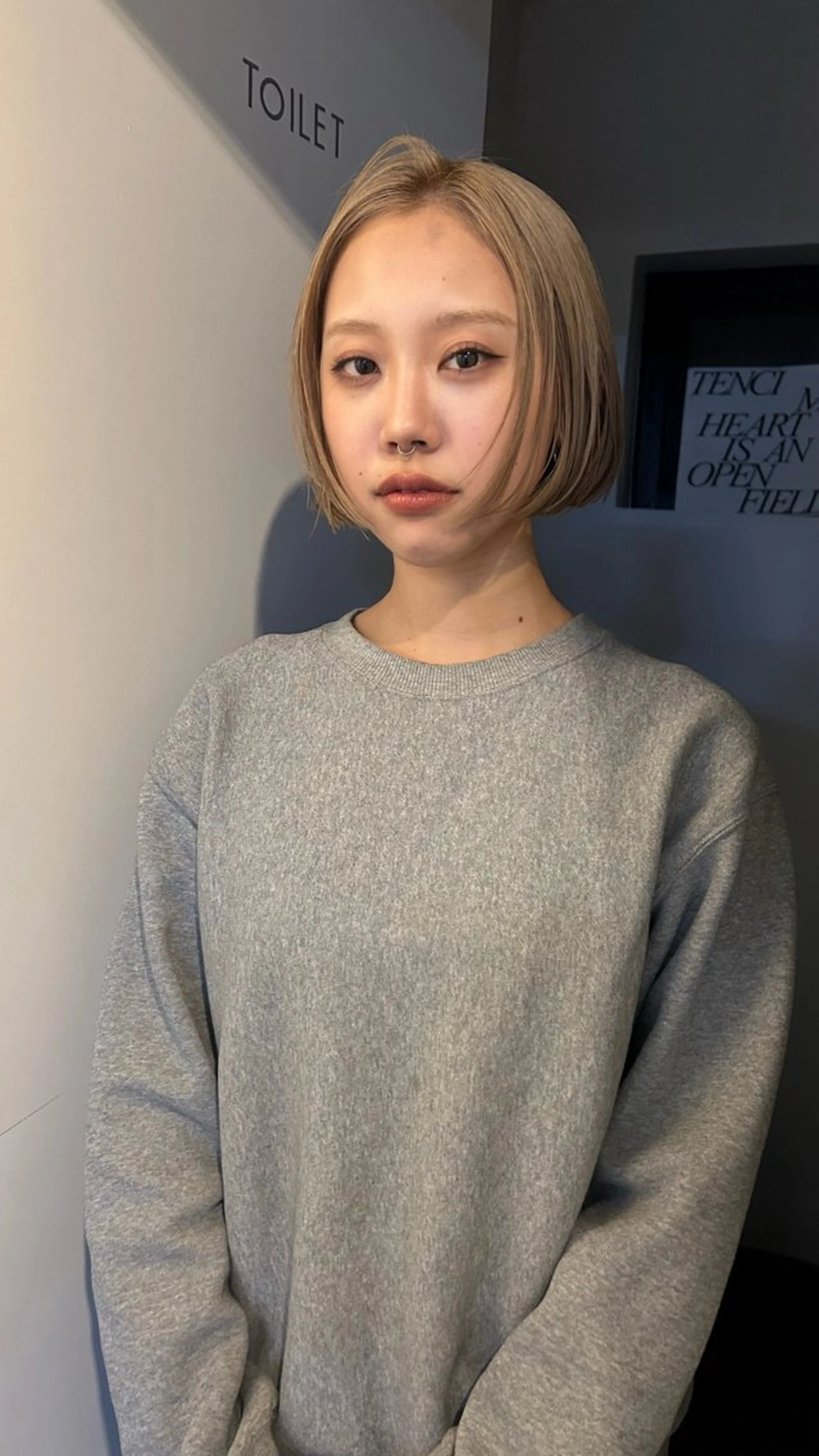 ショート カット ヘアカラー トリートメント Zoey Ayakaのヘアスタイル