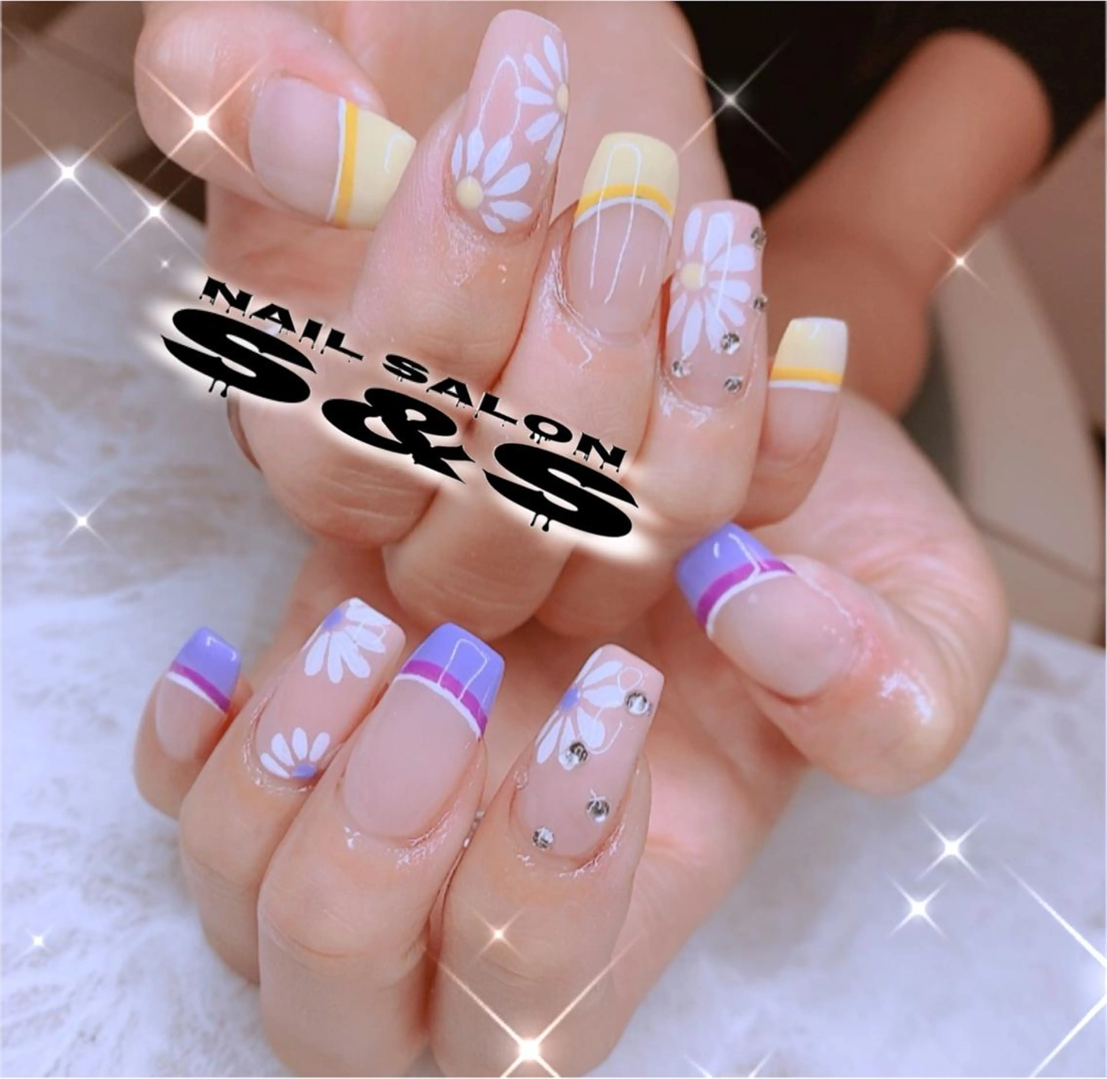 ネイル 長さ出し フラワーネイル メンズネイル 持ち込み スカルプネイル S&S 村田小百合のネイルデザイン